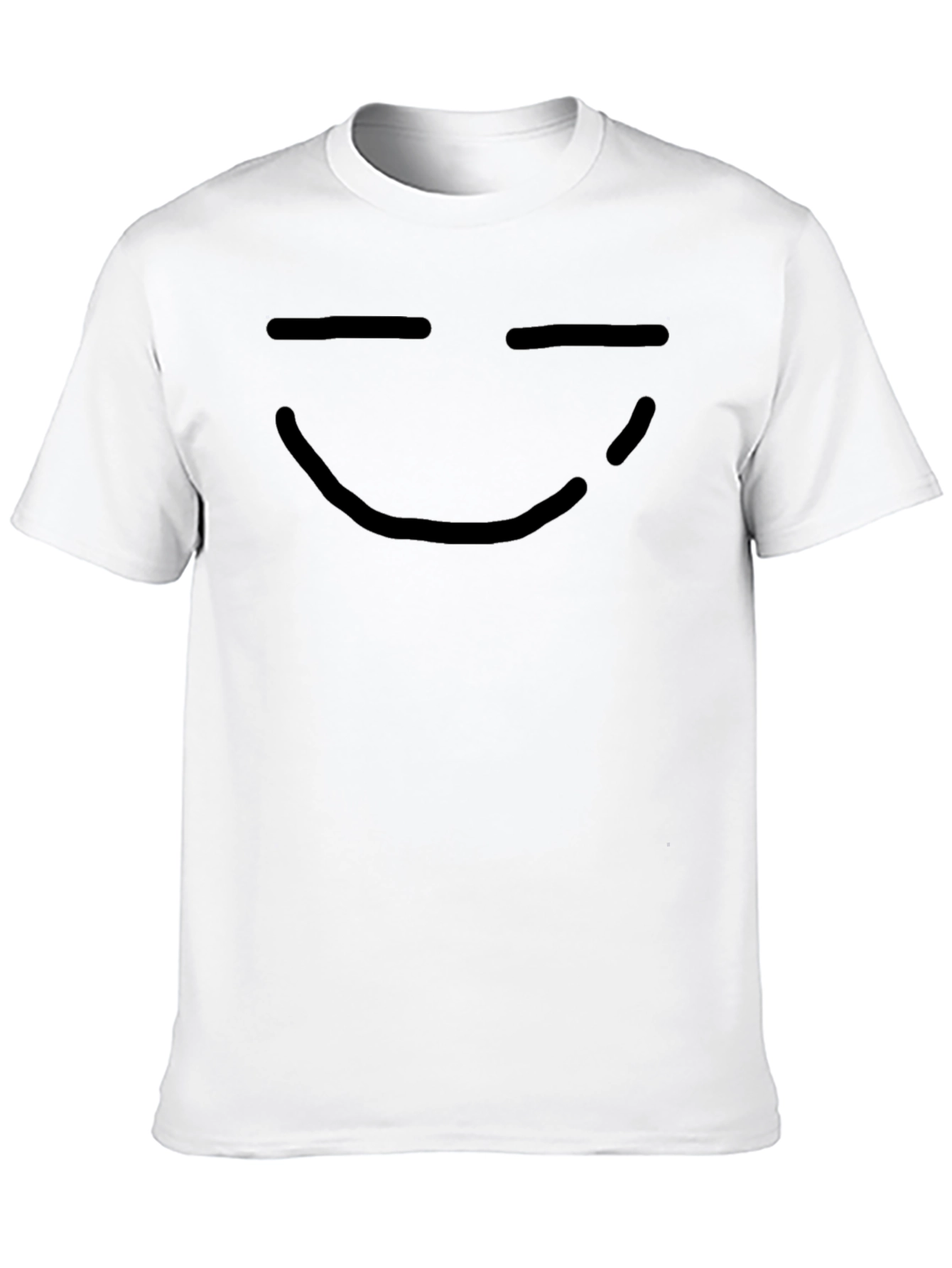 Smiley Graphic Print Tee - Casual Comfort