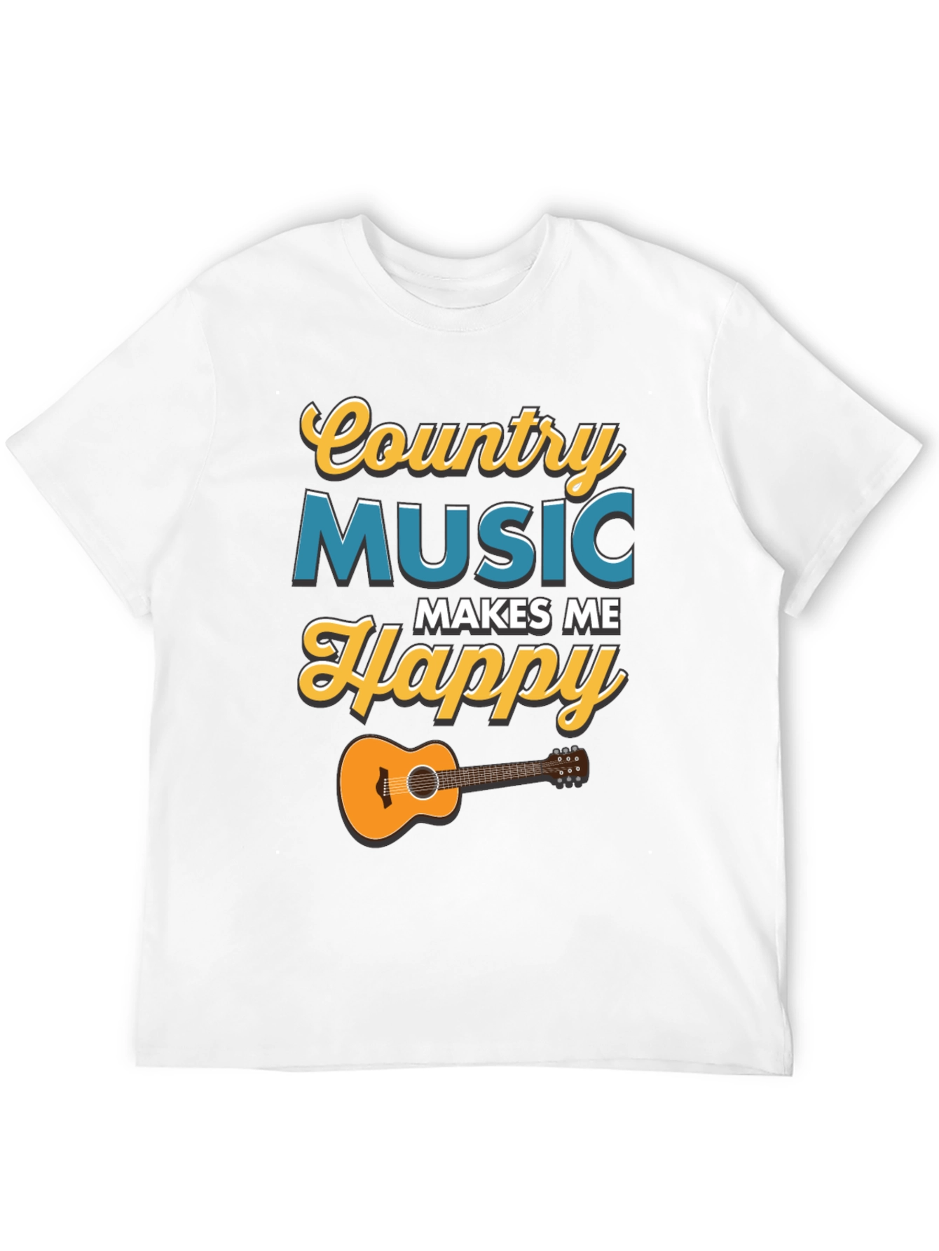 Country Music Makes Me Happy T-Shirt