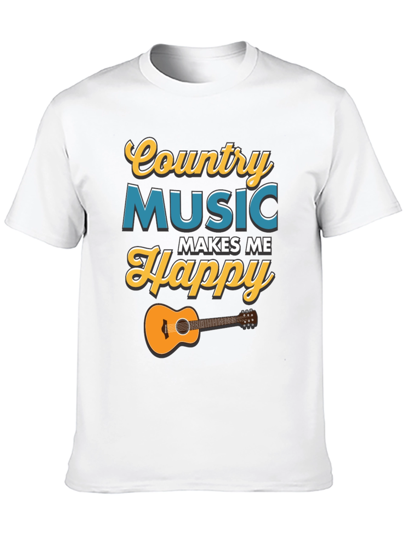 Country Music Makes Me Happy T-Shirt