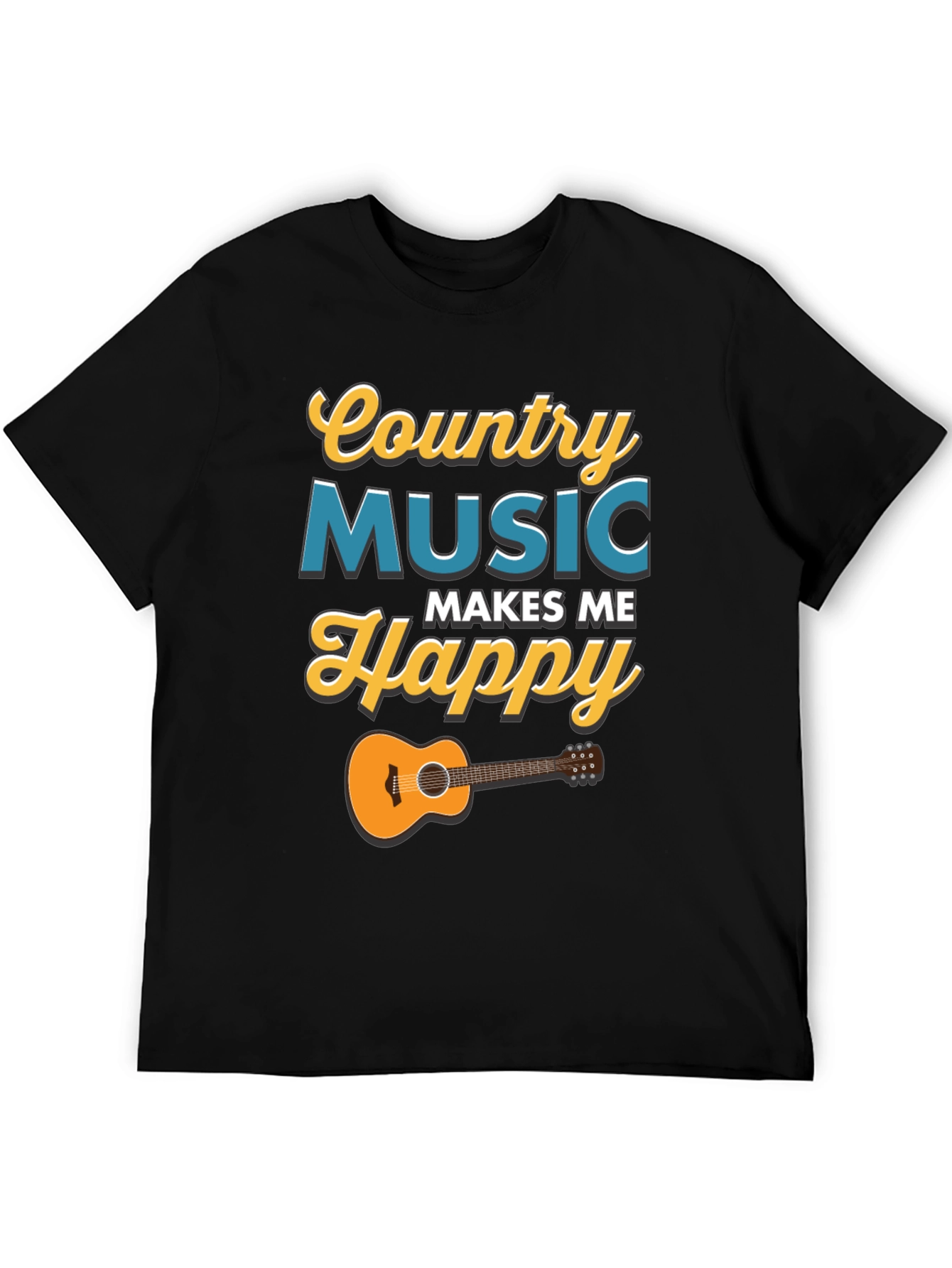 Country Music Makes Me Happy T-Shirt