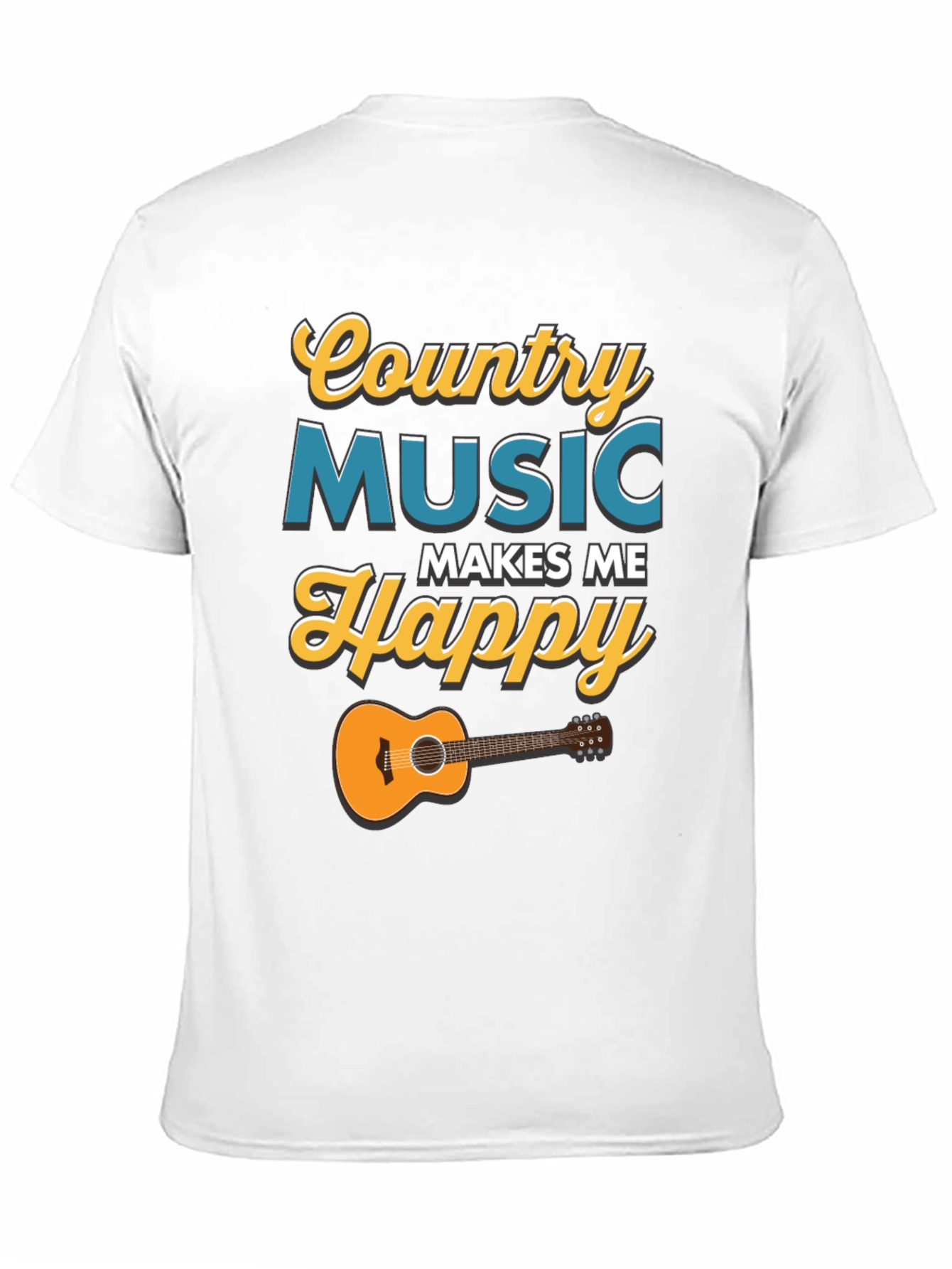 Country Music Makes Me Happy T-Shirt
