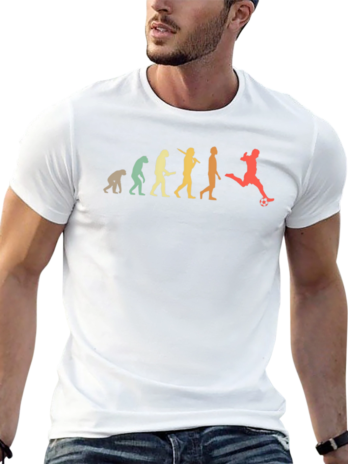 Evolution of Soccer T-Shirt
