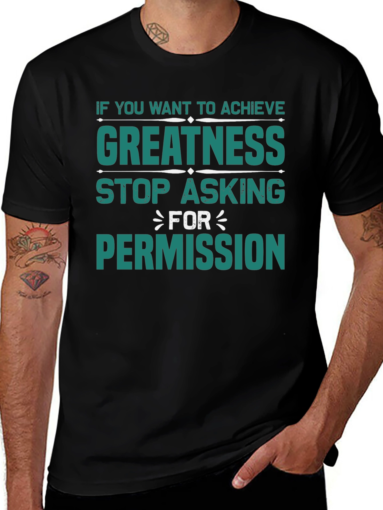 Achieve Greatness Black T-Shirt