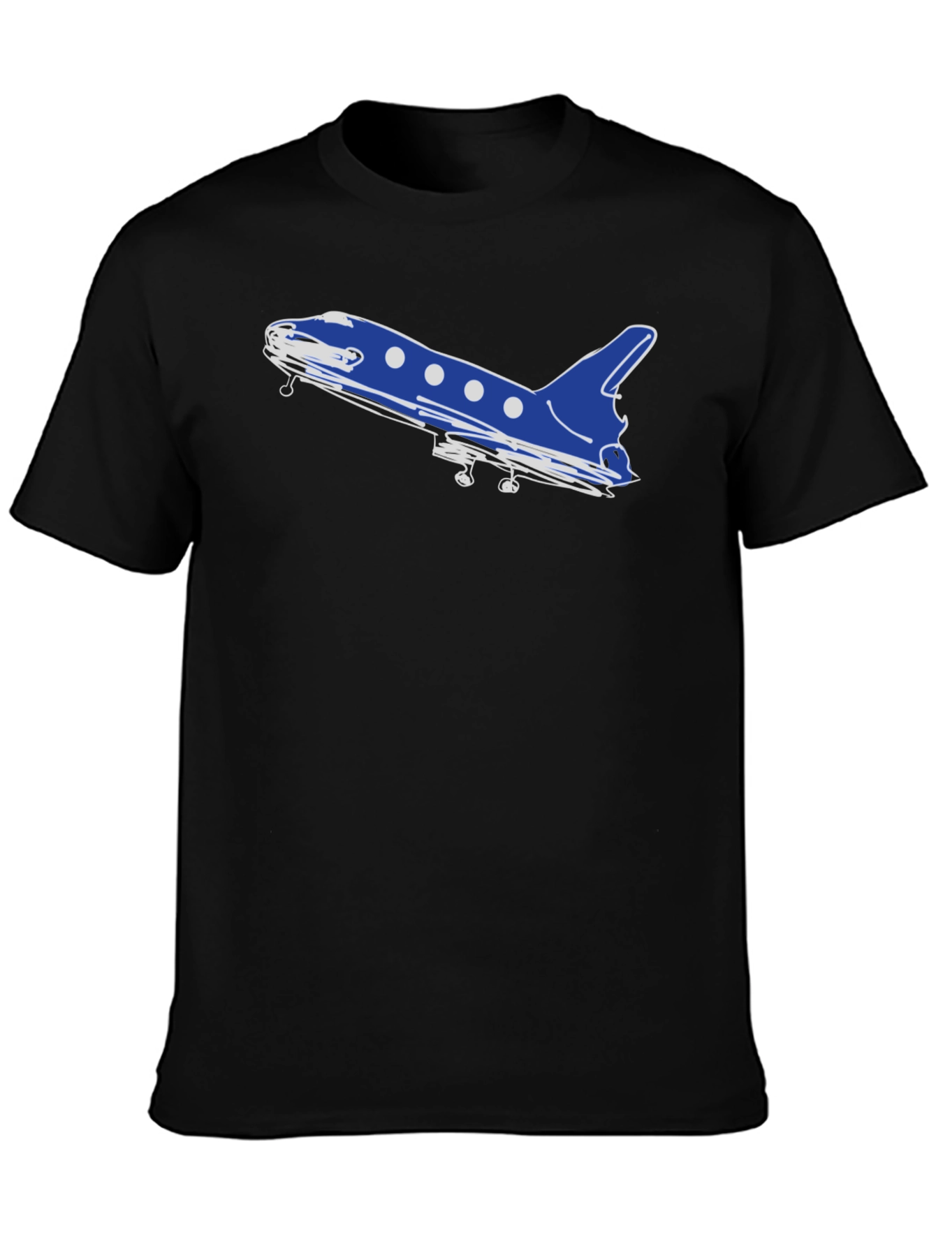 Rocket Ship Graphic T-Shirt - Soft Cotton Blend