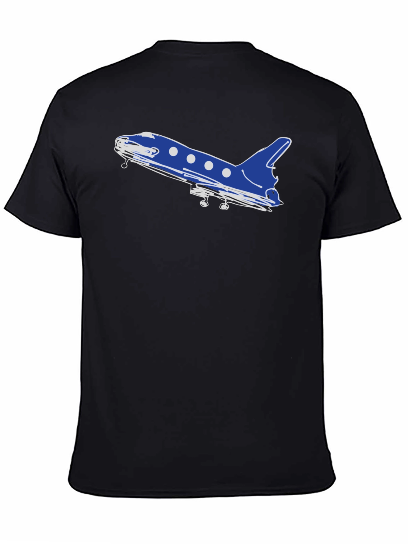 Rocket Ship Graphic T-Shirt - Soft Cotton Blend