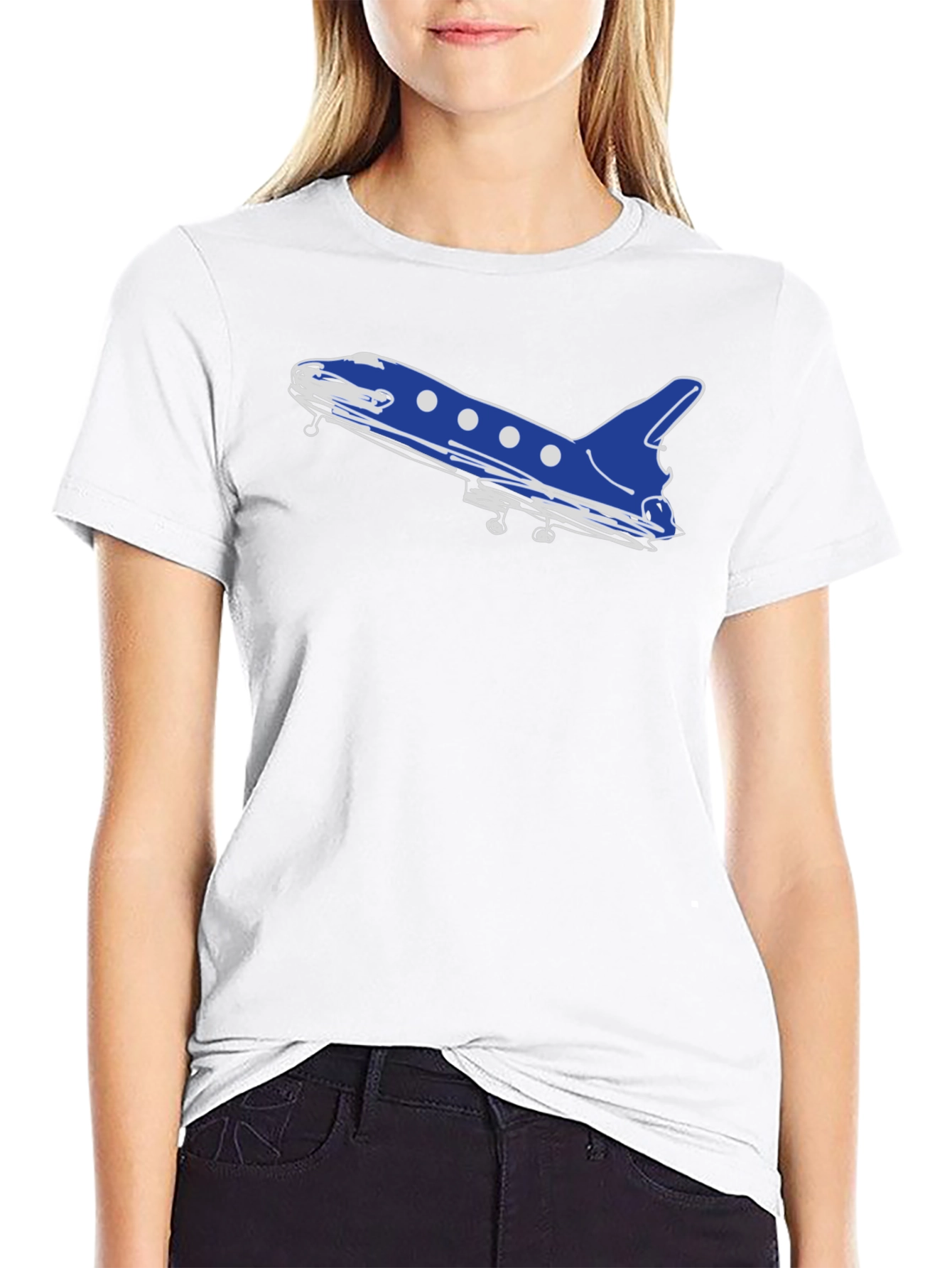 Rocket Ship Graphic T-Shirt - Soft Cotton Blend