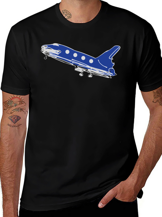 Rocket Ship Graphic T-Shirt - Soft Cotton Blend