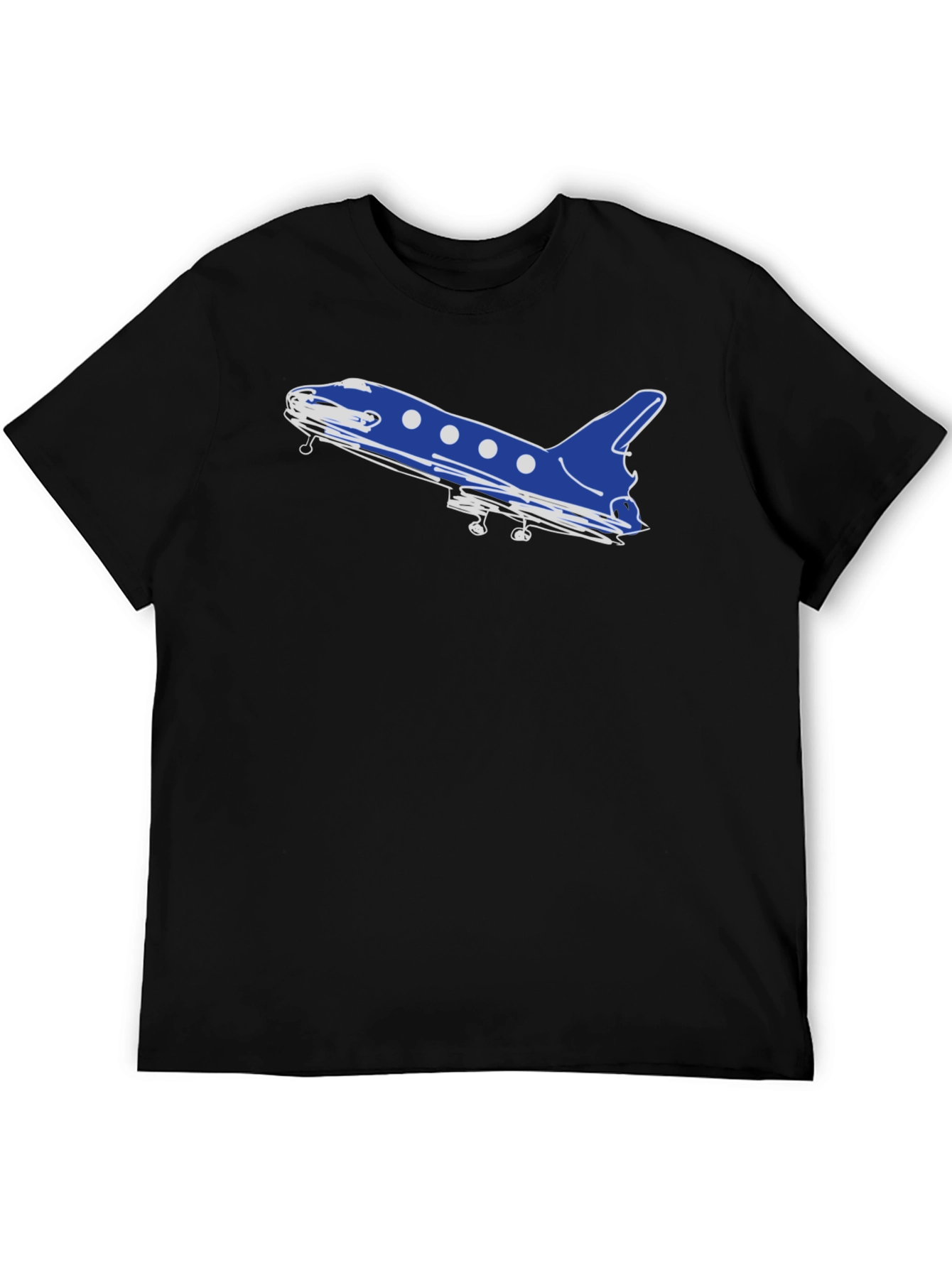 Rocket Ship Graphic T-Shirt - Soft Cotton Blend