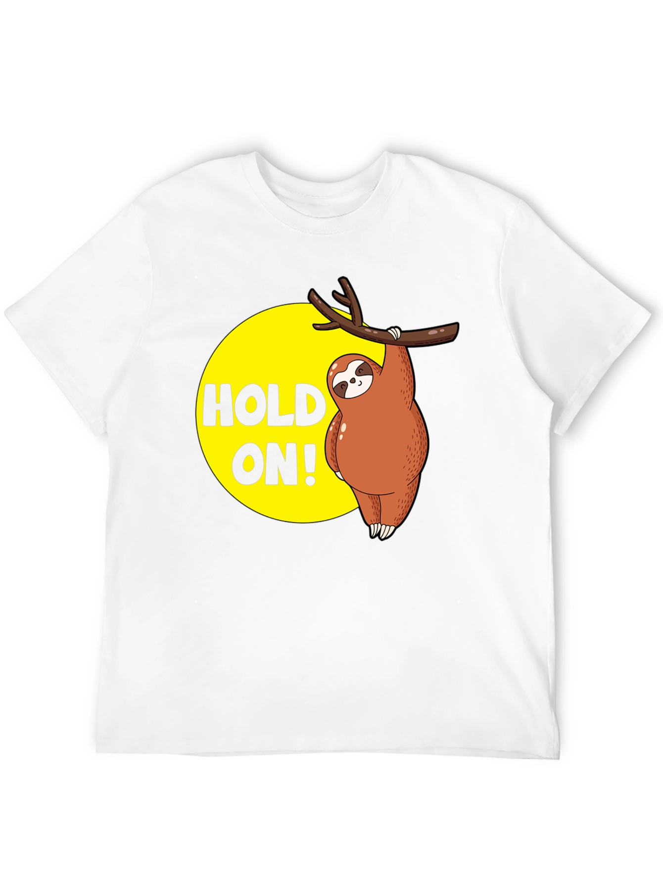 Hold On Sloth T-Shirt - Funny Animal Tee