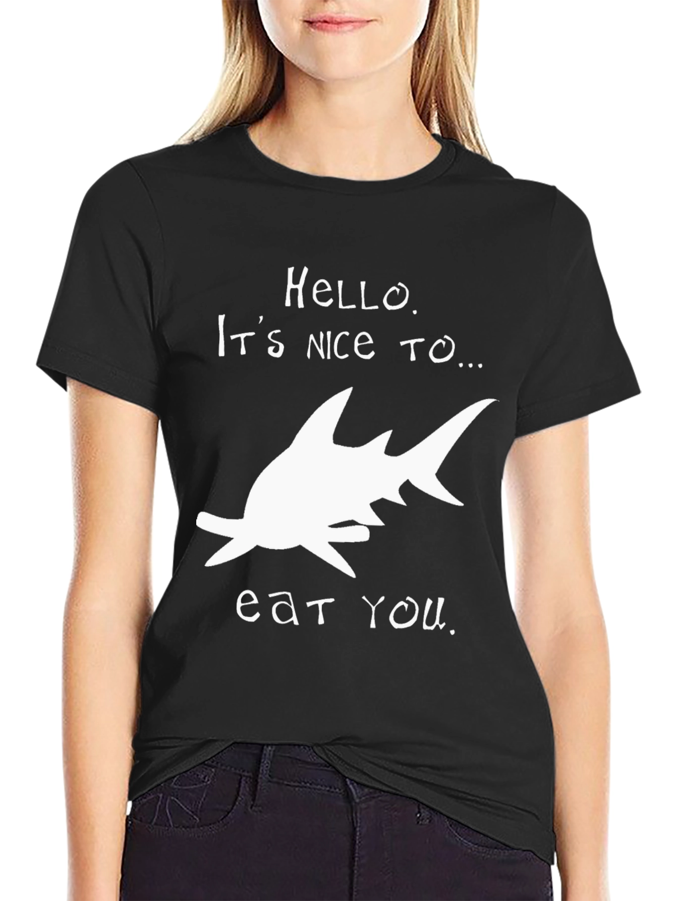 Shark Humor Graphic Tee