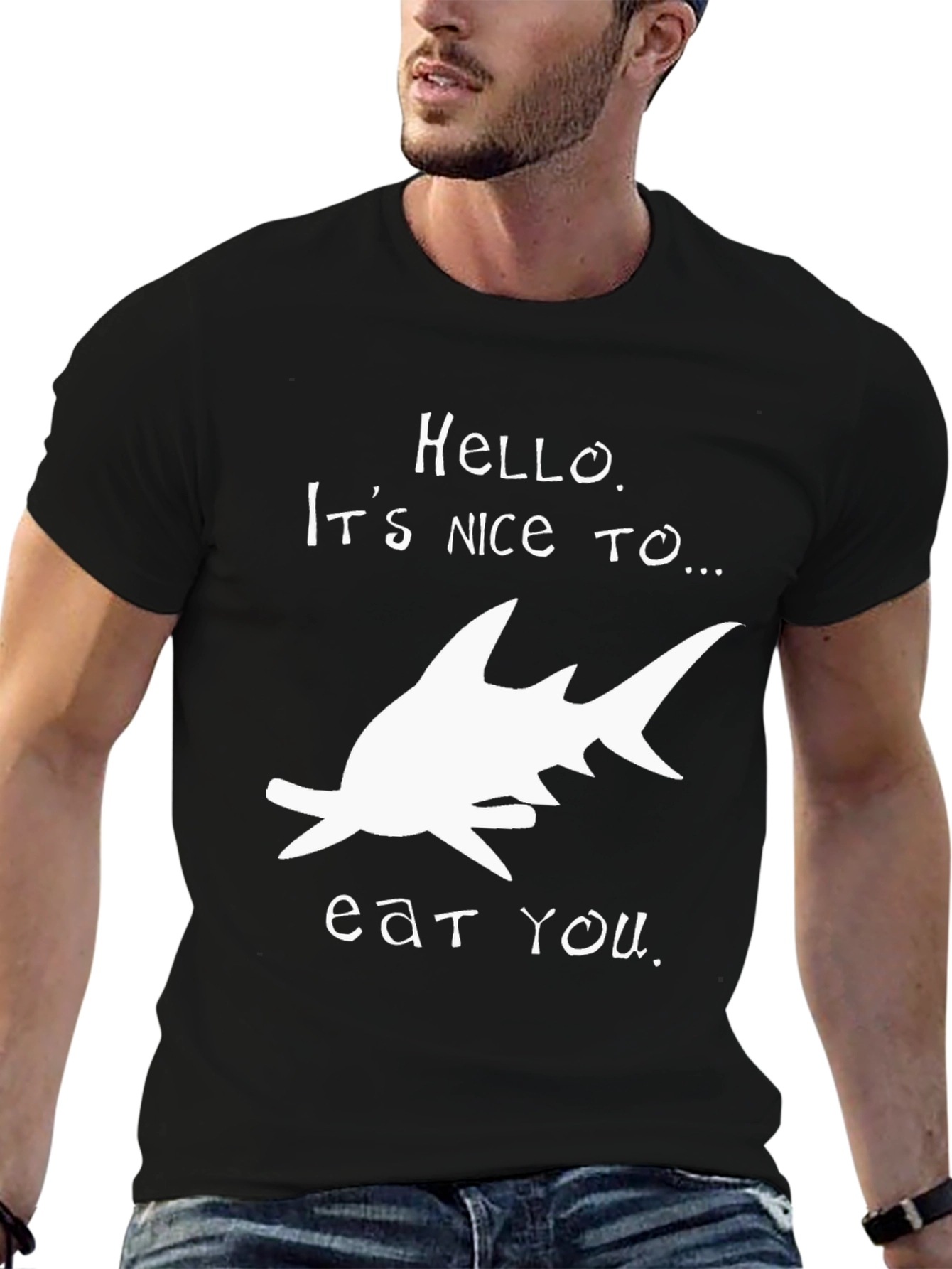 Shark Humor Graphic Tee
