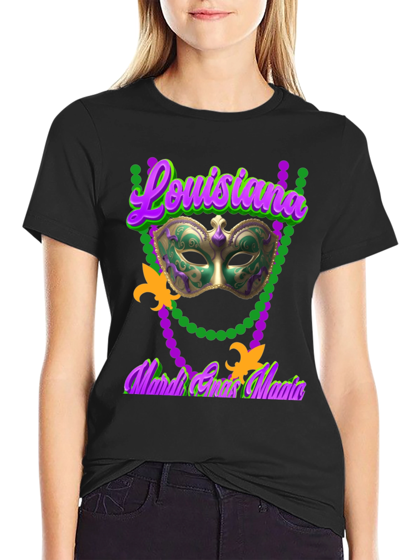 Mardi Gras Louisiana Graphic Tee