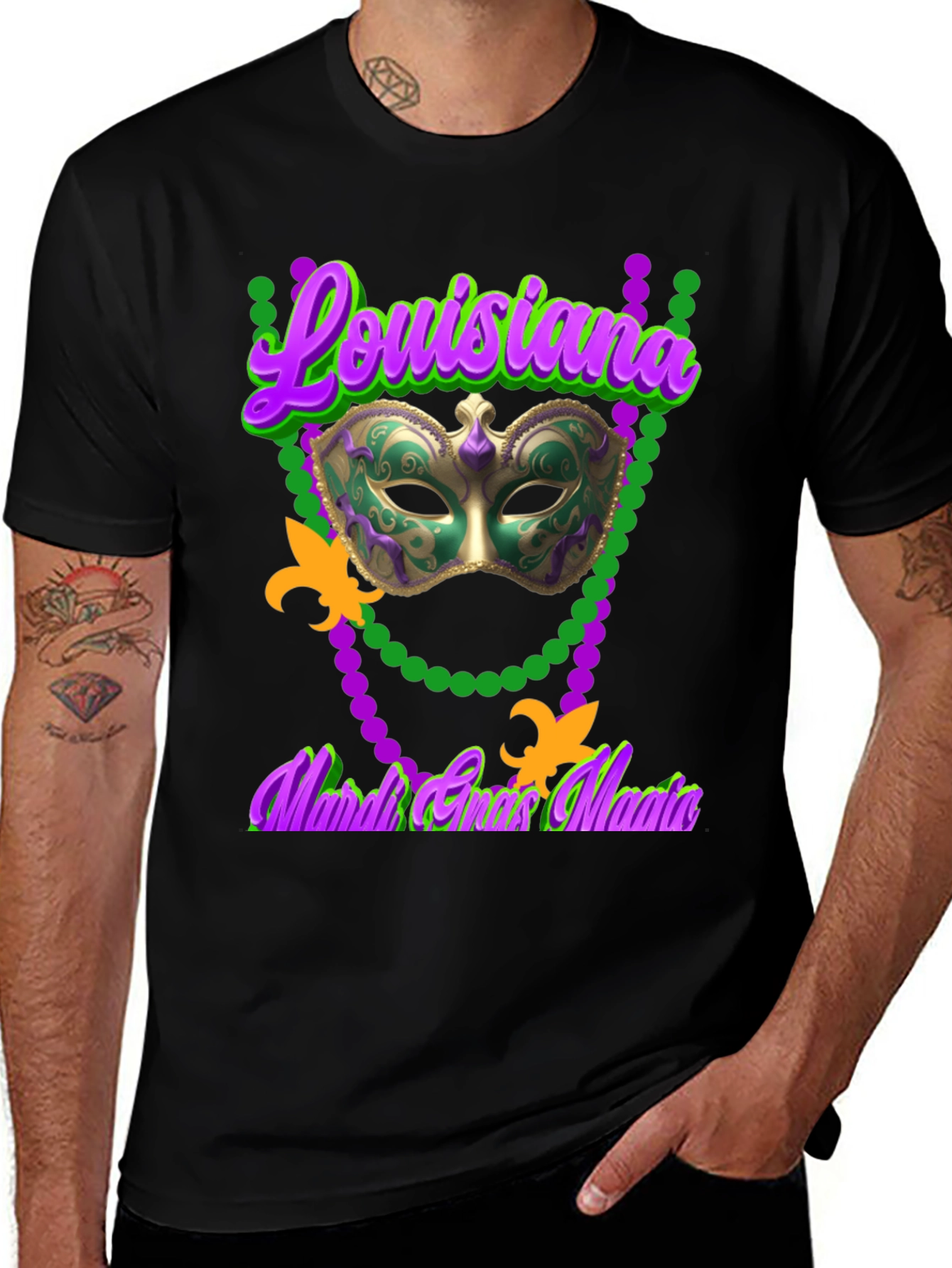 Mardi Gras Louisiana Graphic Tee