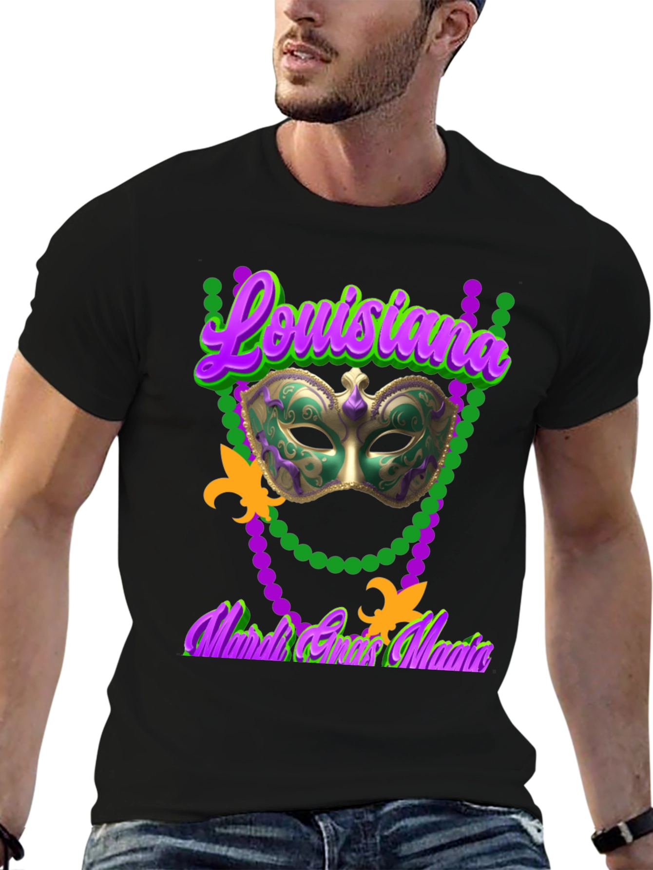Mardi Gras Louisiana Graphic Tee