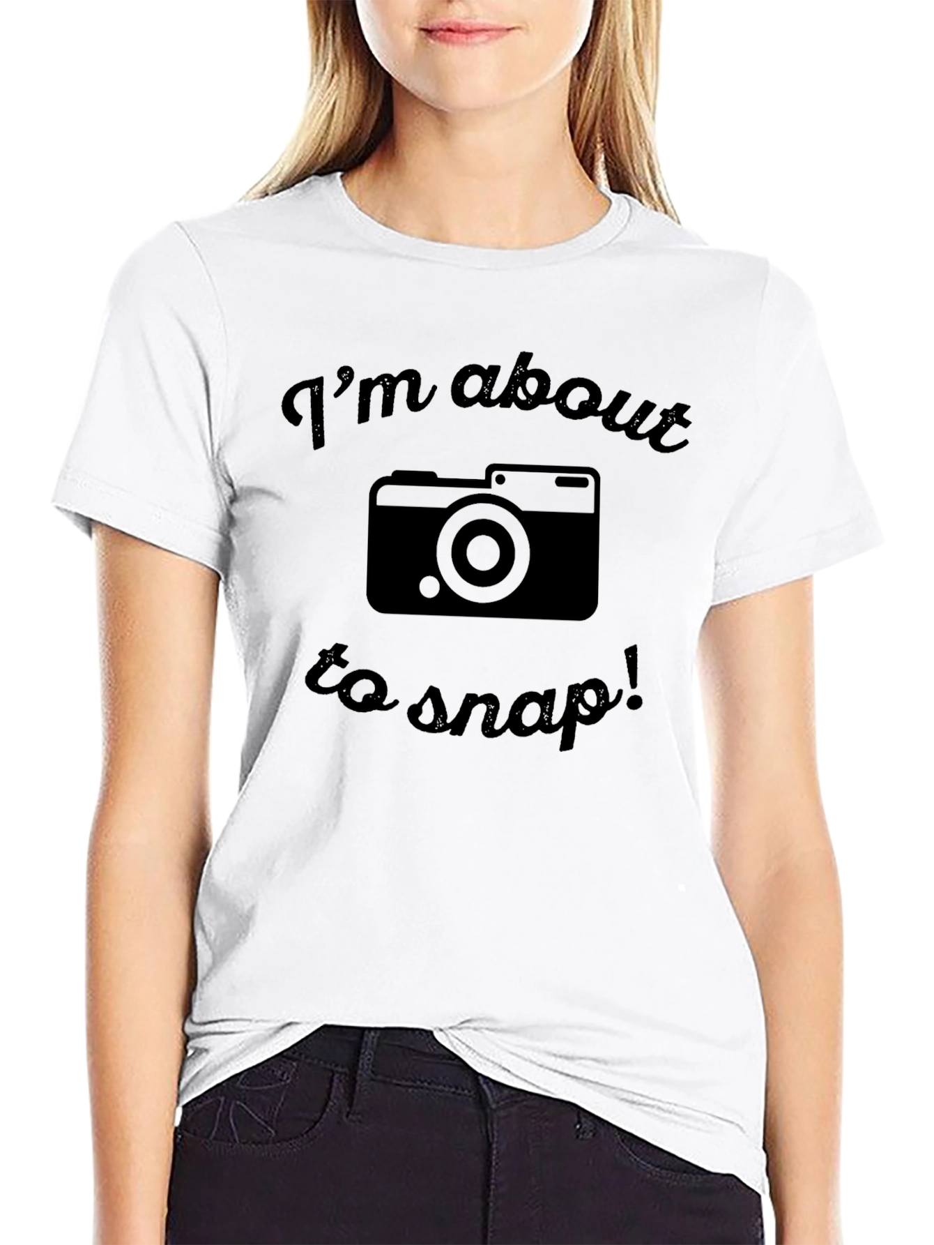 About to Snap Camera Graphic T-Shirt