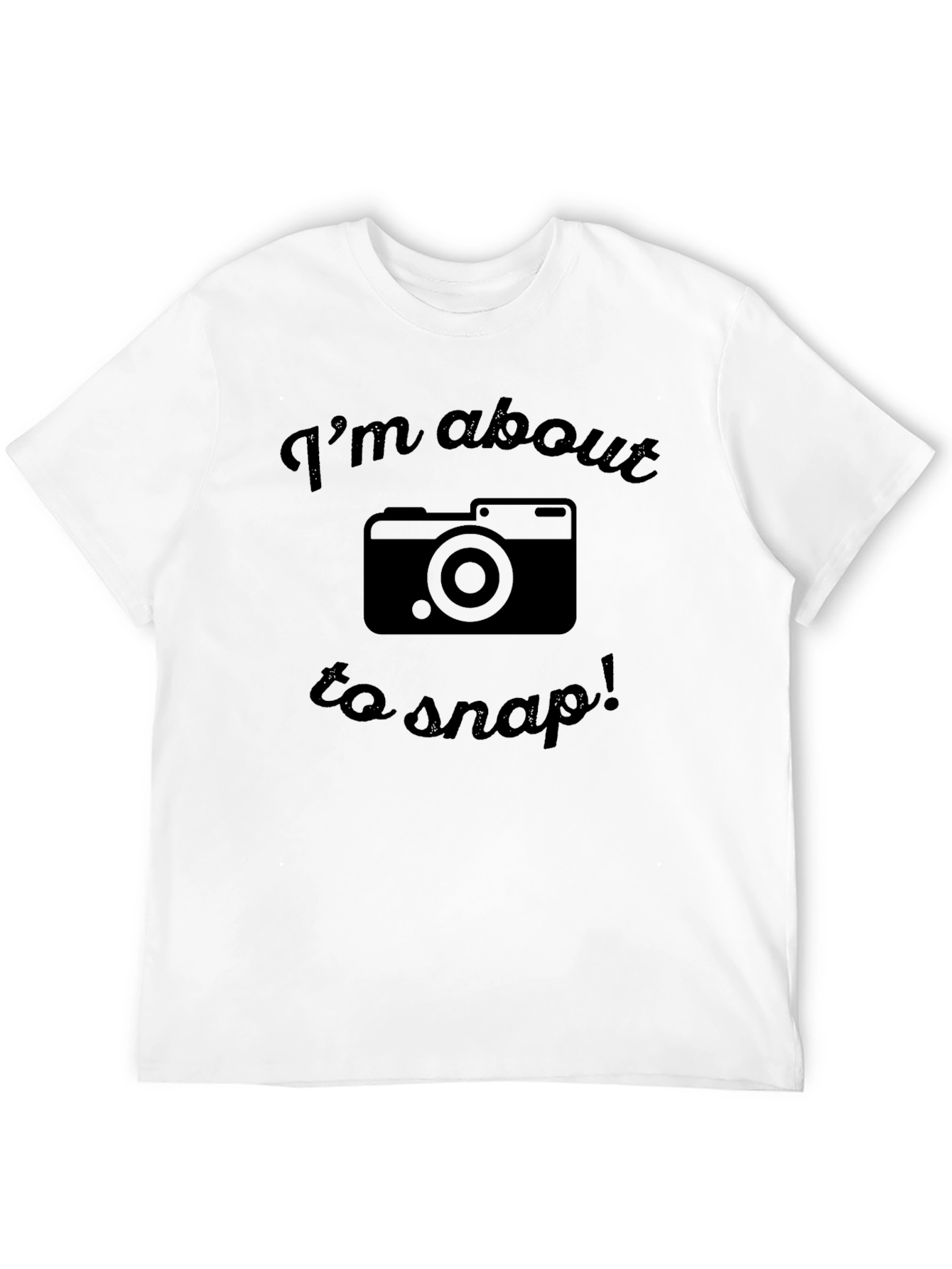 About to Snap Camera Graphic T-Shirt