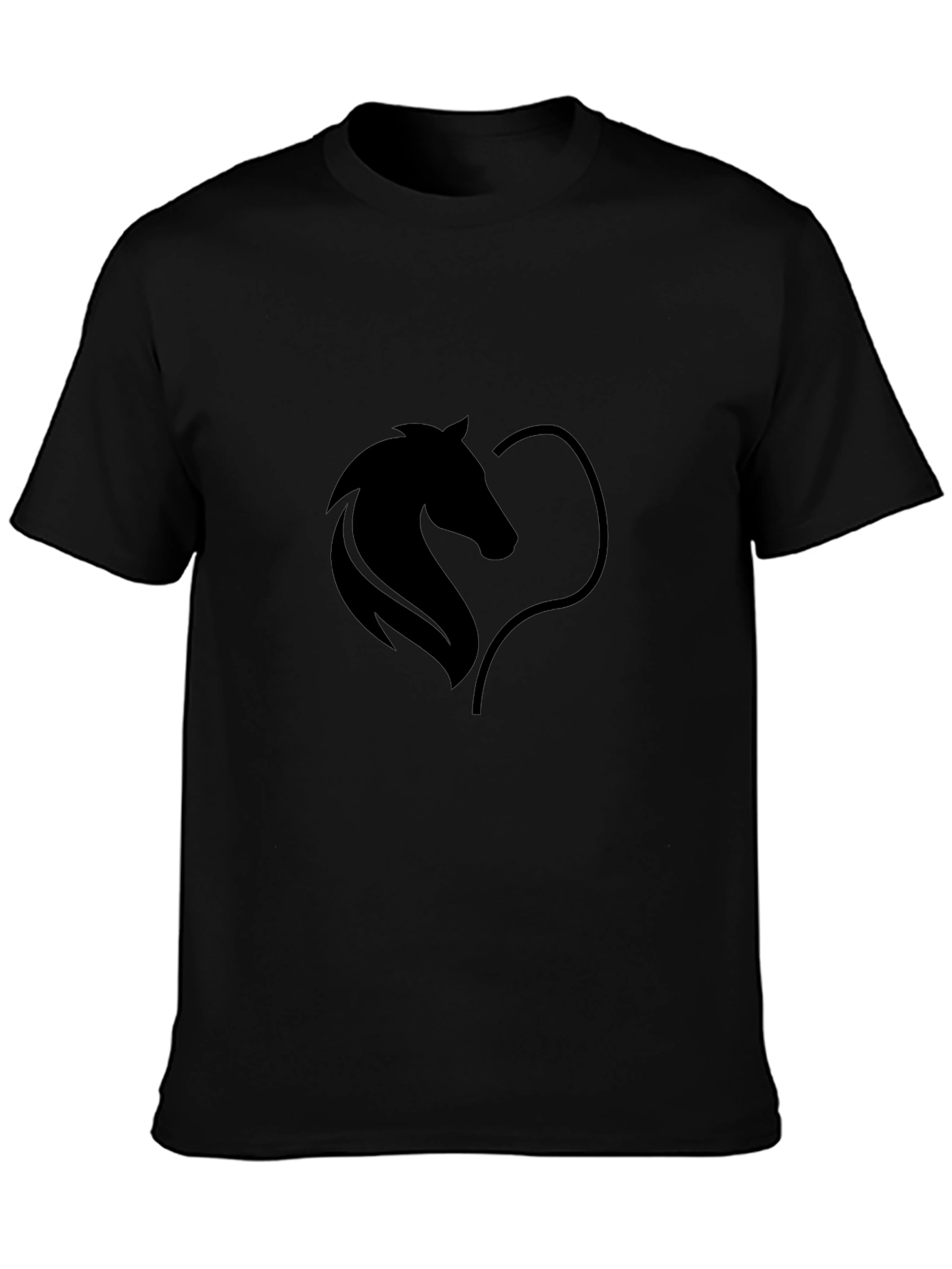 Horse Lovers Black T-Shirt
