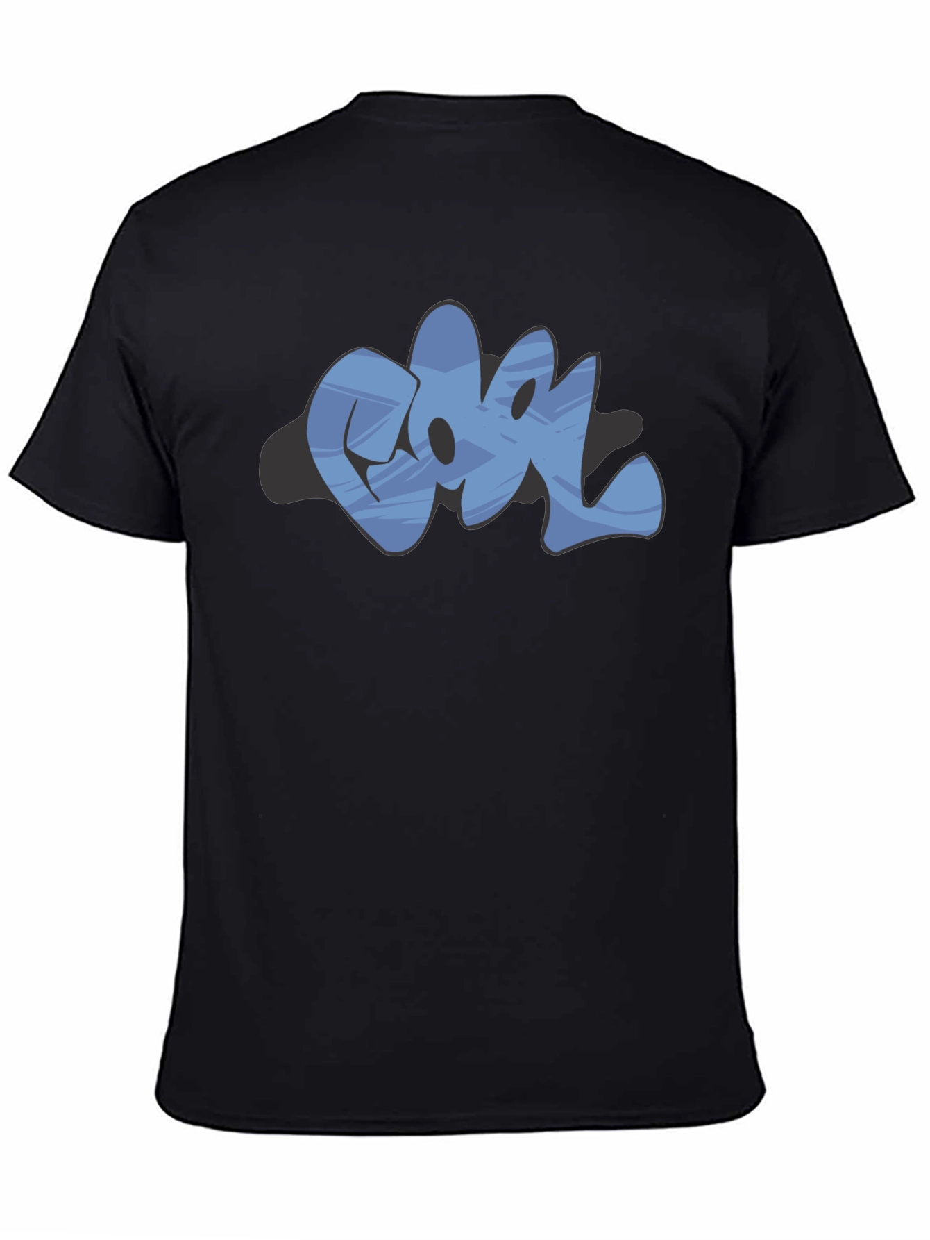 Cool Graffiti Graphic Black T-Shirt