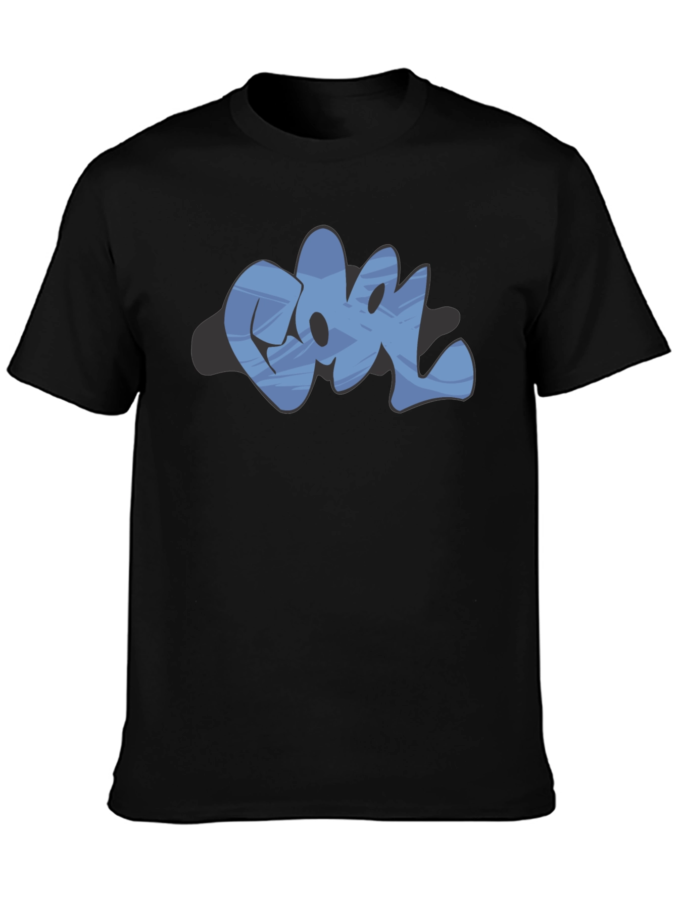 Cool Graffiti Graphic Black T-Shirt