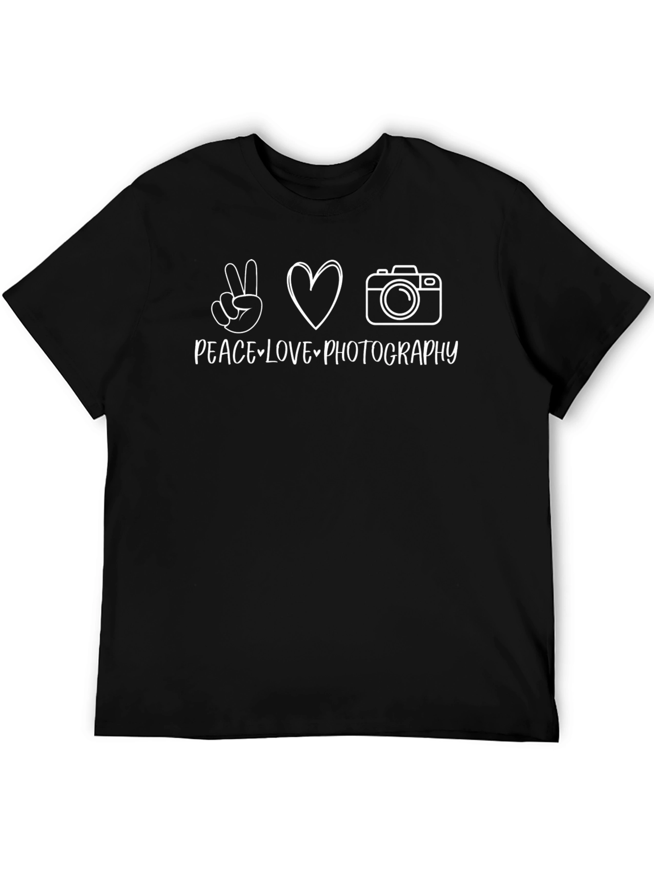 Peace Love Photography Graphic Tee