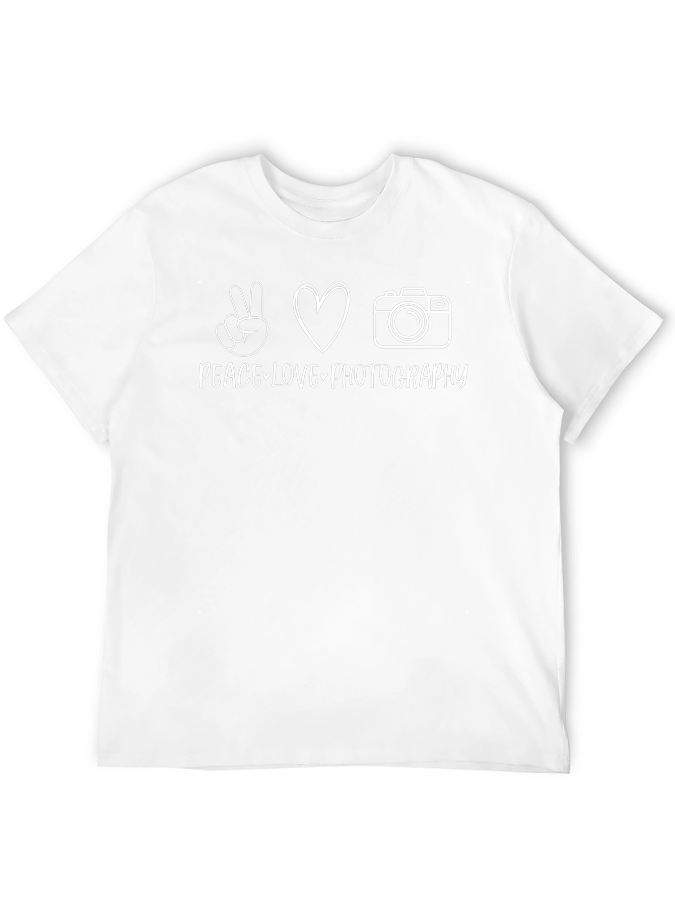 Peace Love Photography Graphic Tee