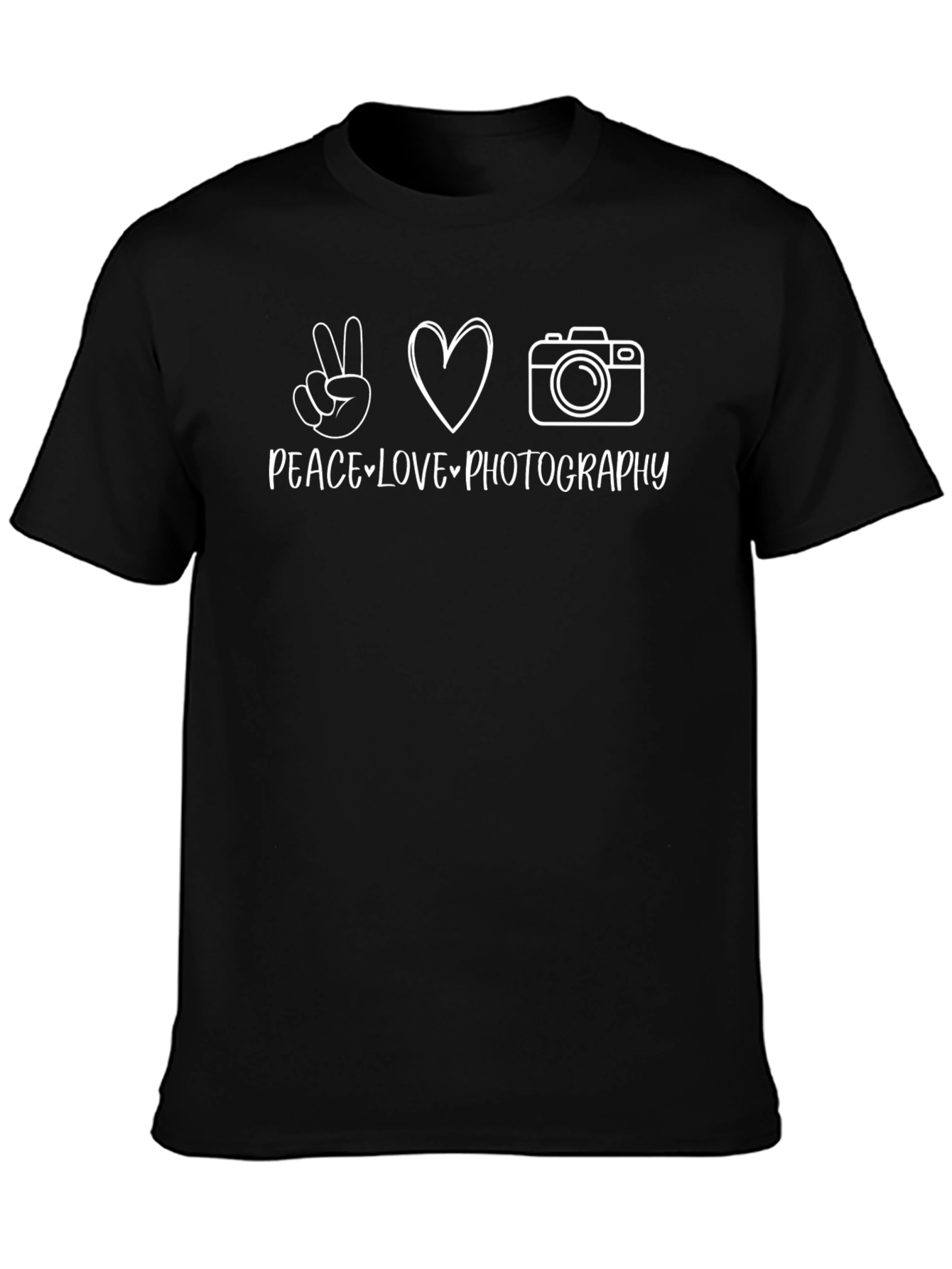 Peace Love Photography Graphic Tee