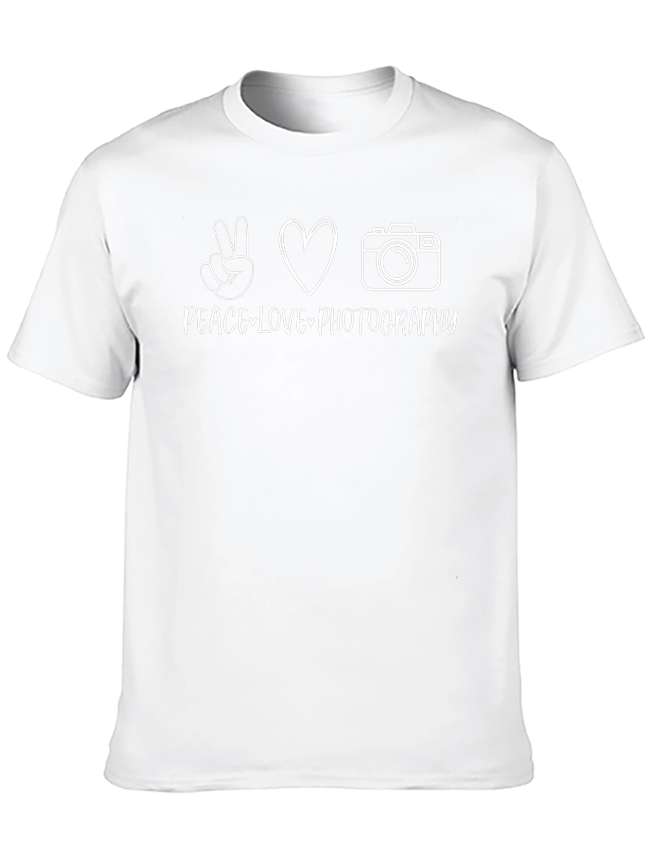 Peace Love Photography Graphic Tee