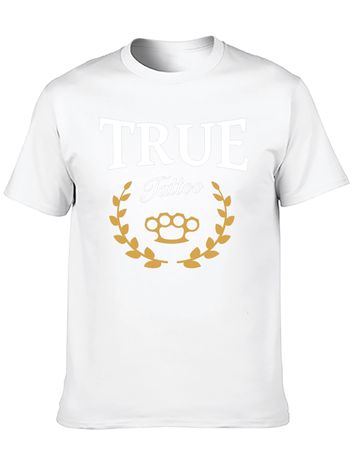 True Tattoo Graphic Print Black T-Shirt