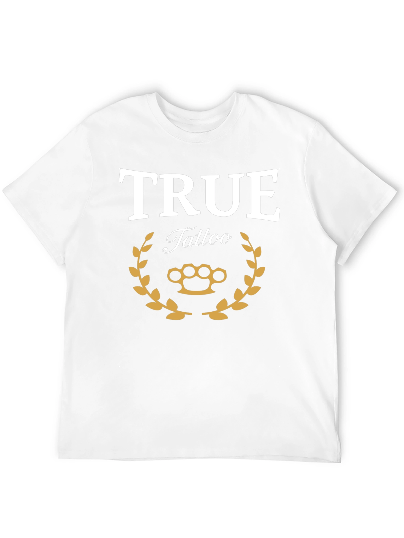 True Tattoo Graphic Print Black T-Shirt