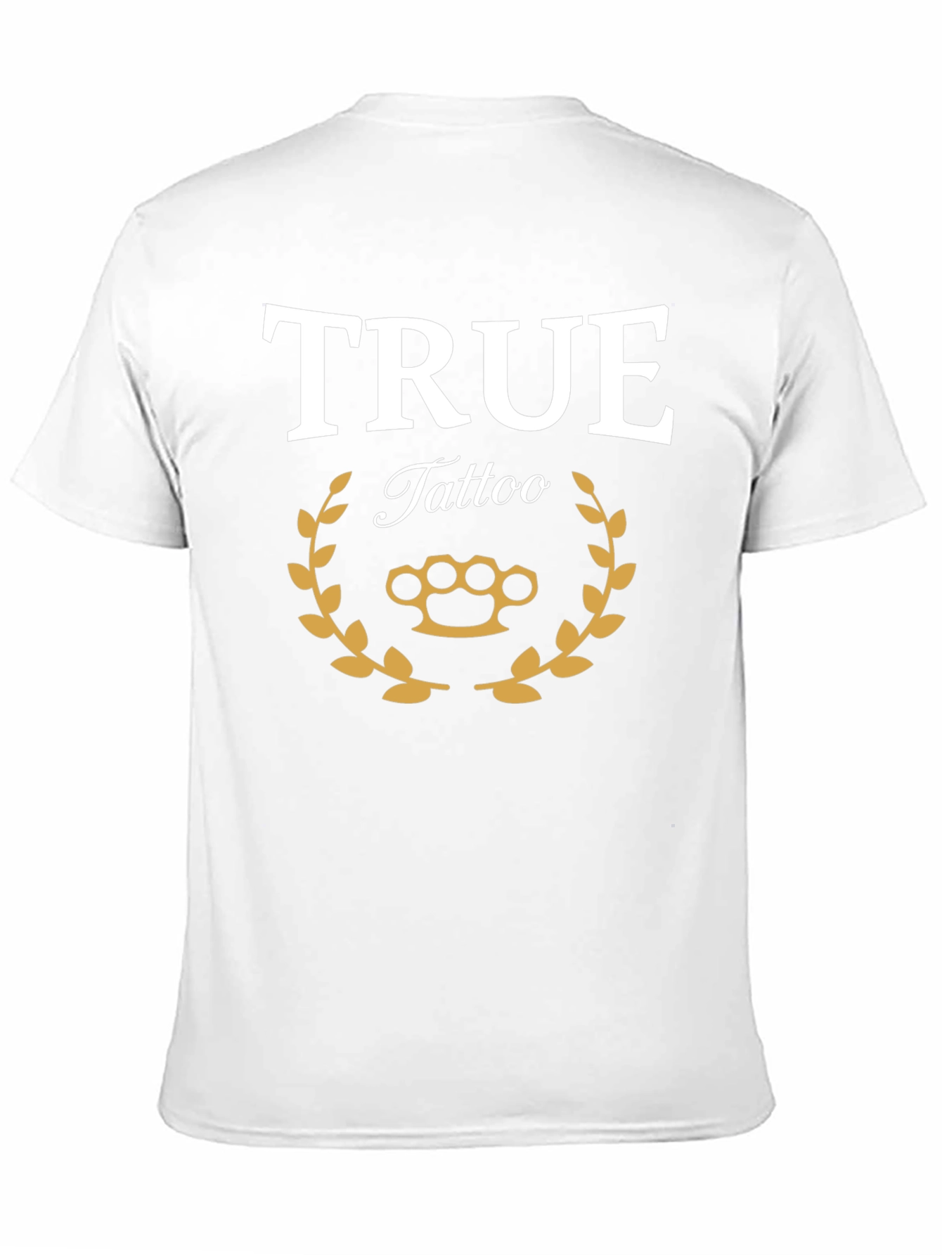 True Tattoo Graphic Print Black T-Shirt