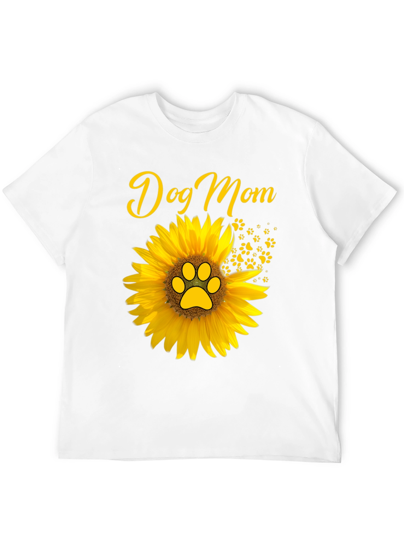 Sunflower Dog Mom T-Shirt – Cute Dog Lover Graphic Tee