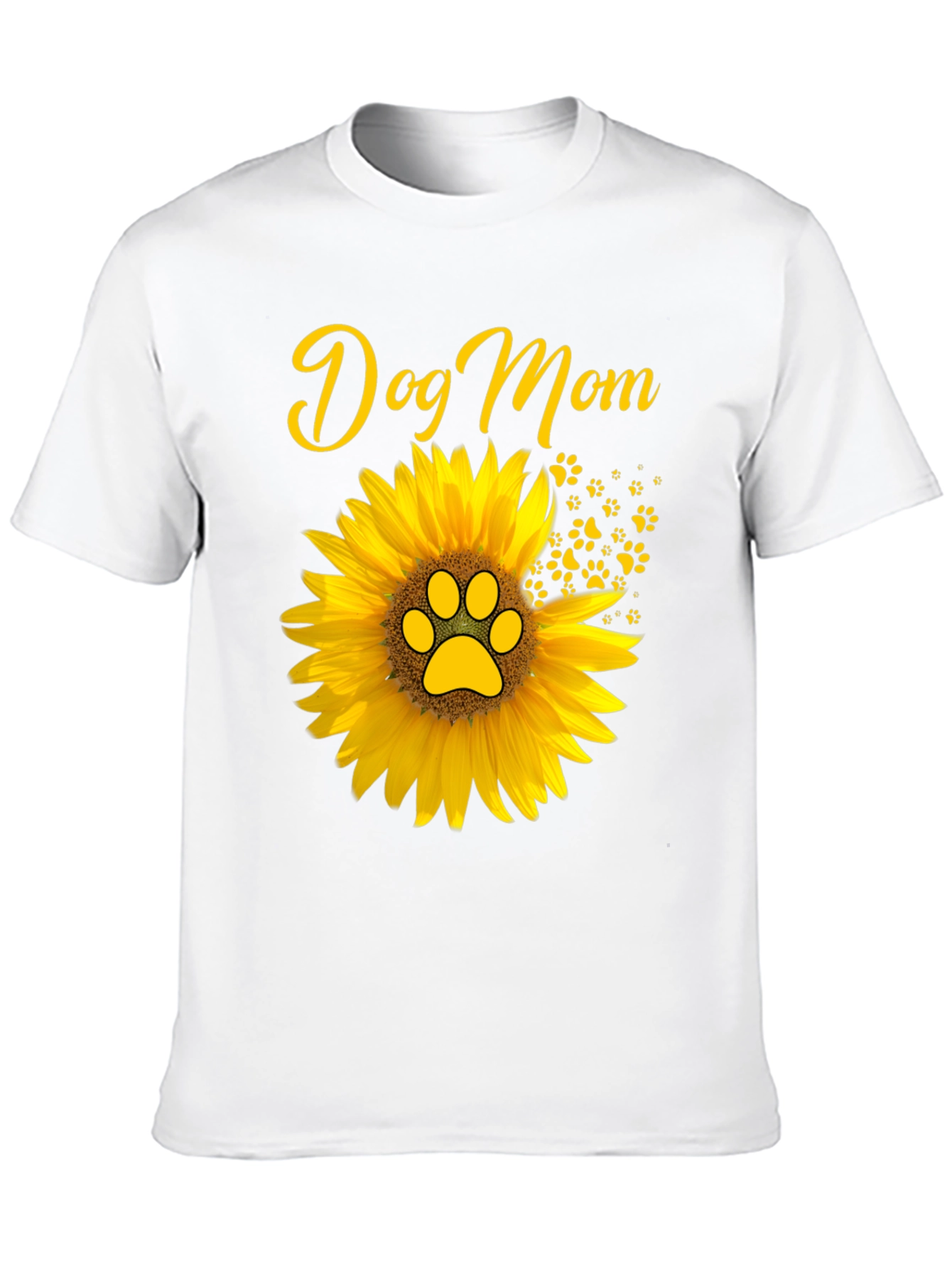 Sunflower Dog Mom T-Shirt – Cute Dog Lover Graphic Tee