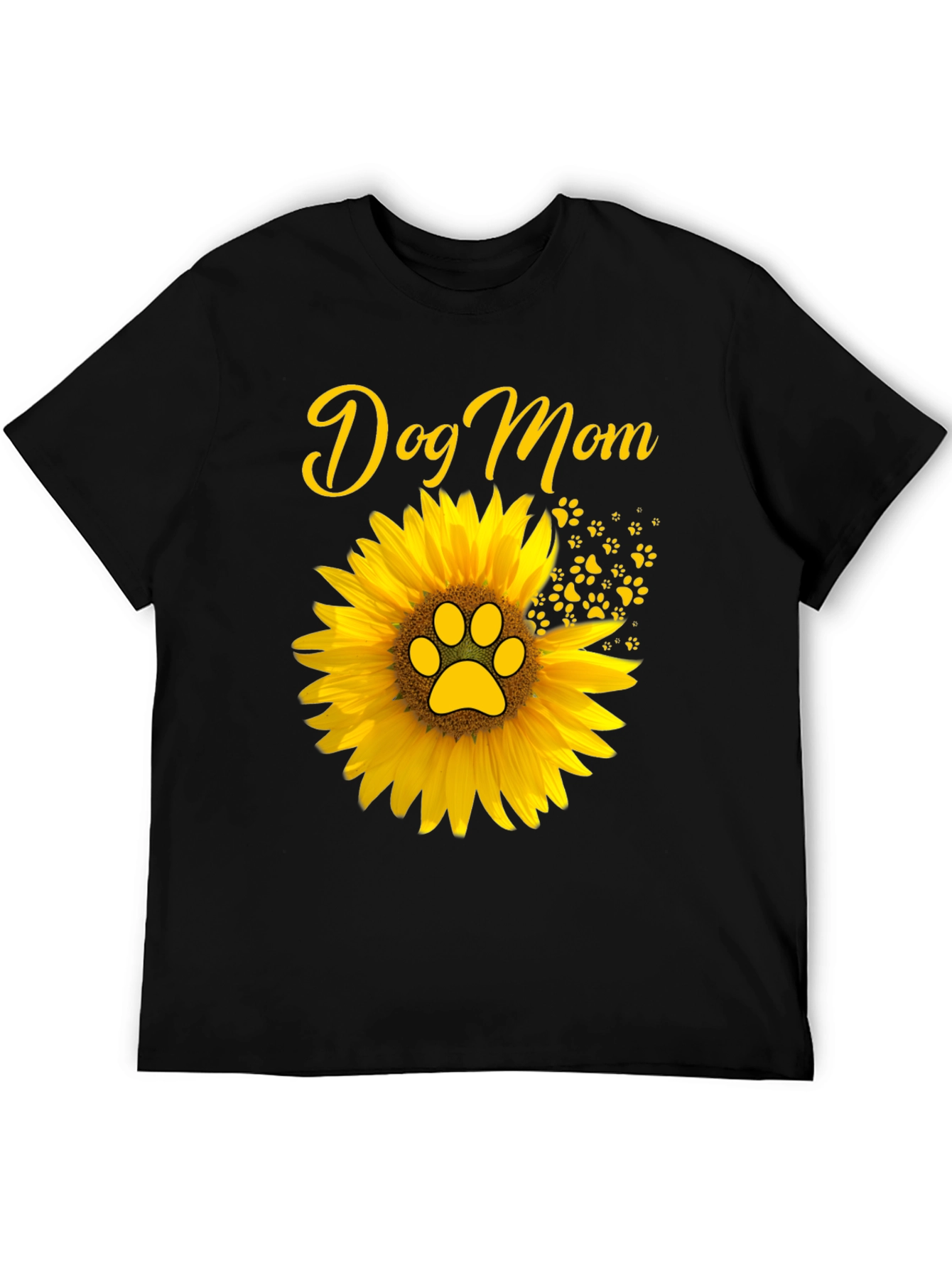 Sunflower Dog Mom T-Shirt – Cute Dog Lover Graphic Tee