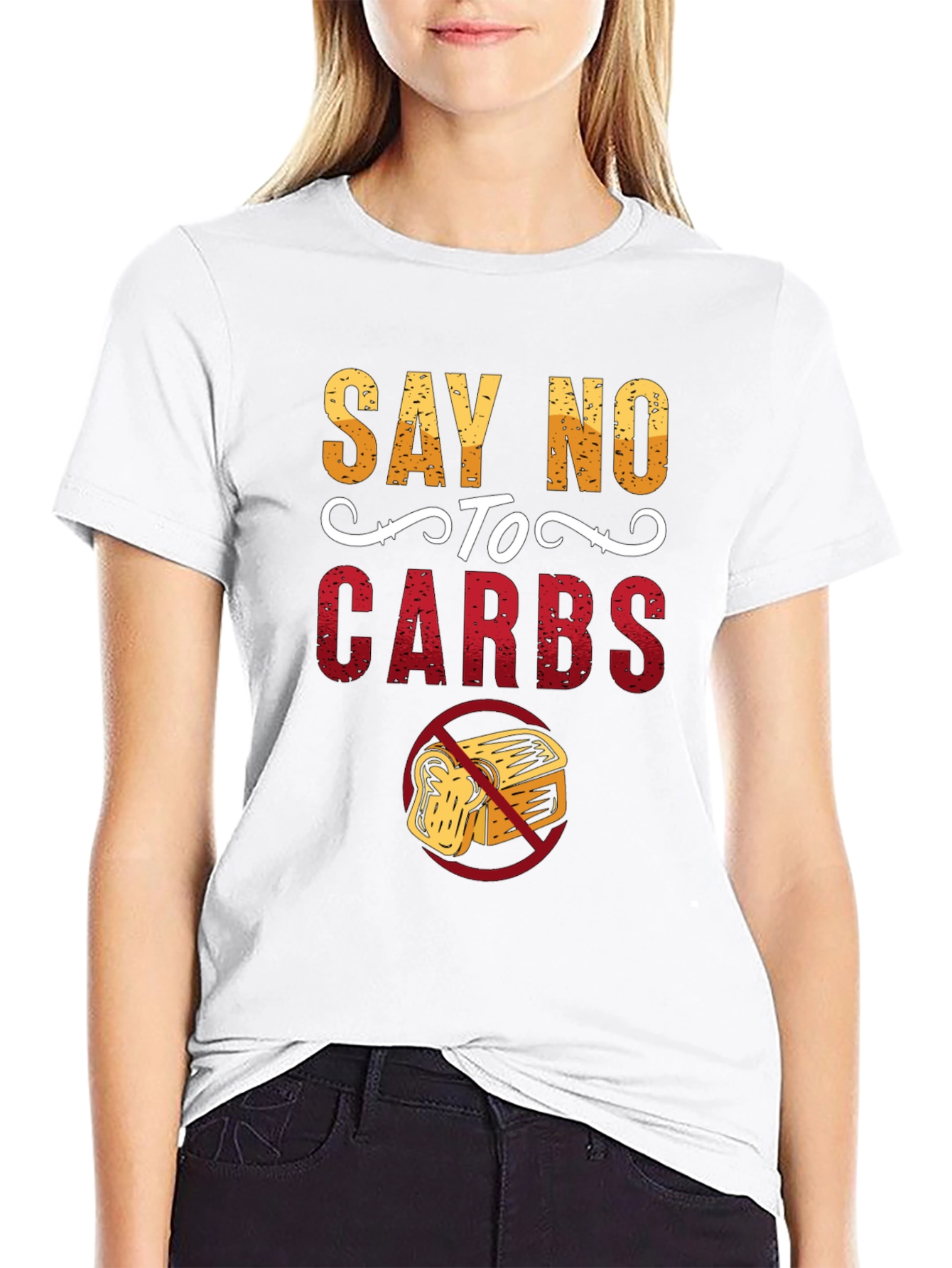 Say No To Carbs Graphic T-Shirt