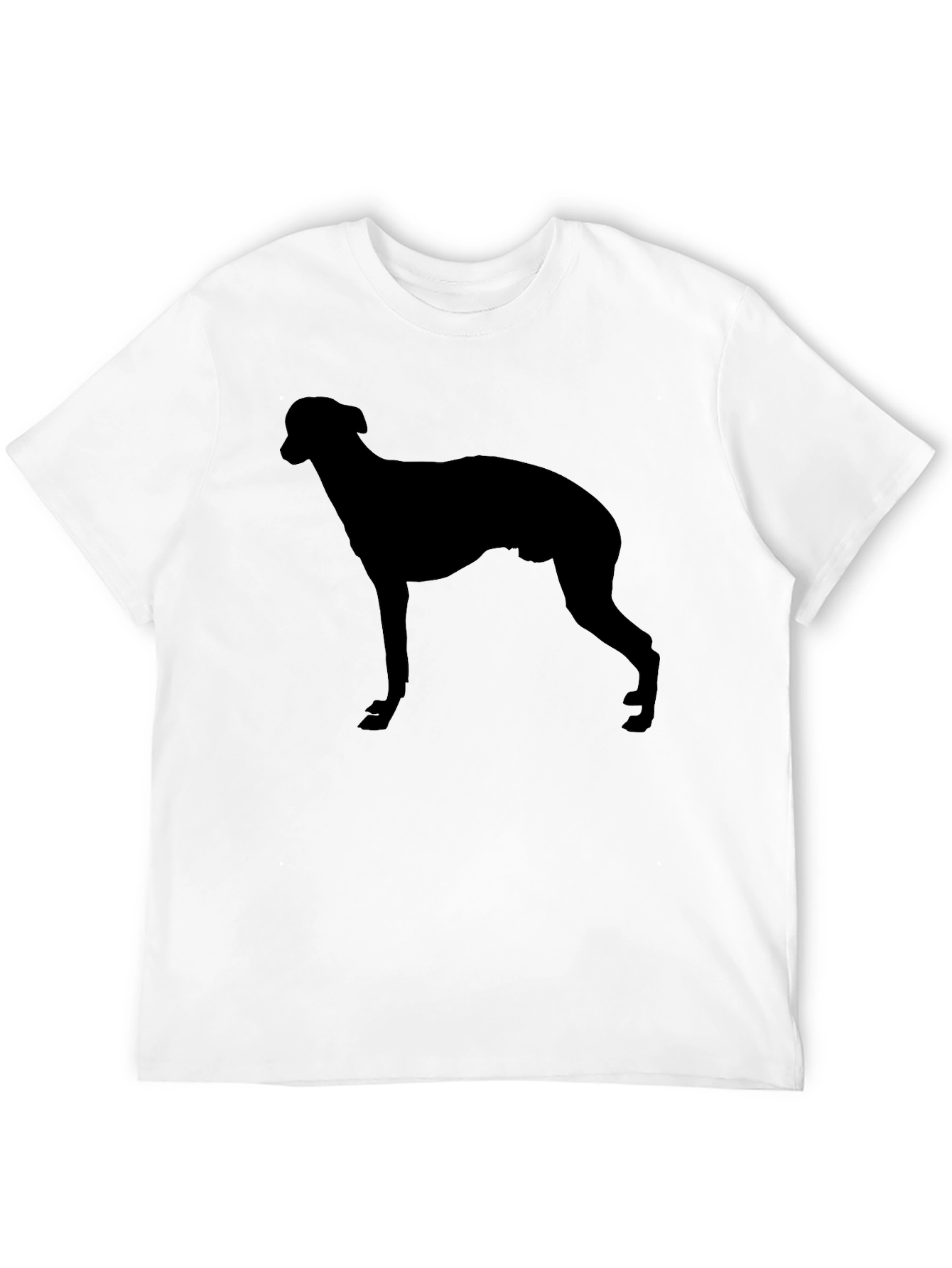 Dog Silhouette T-Shirt – Minimalist Dog Lover Graphic Tee
