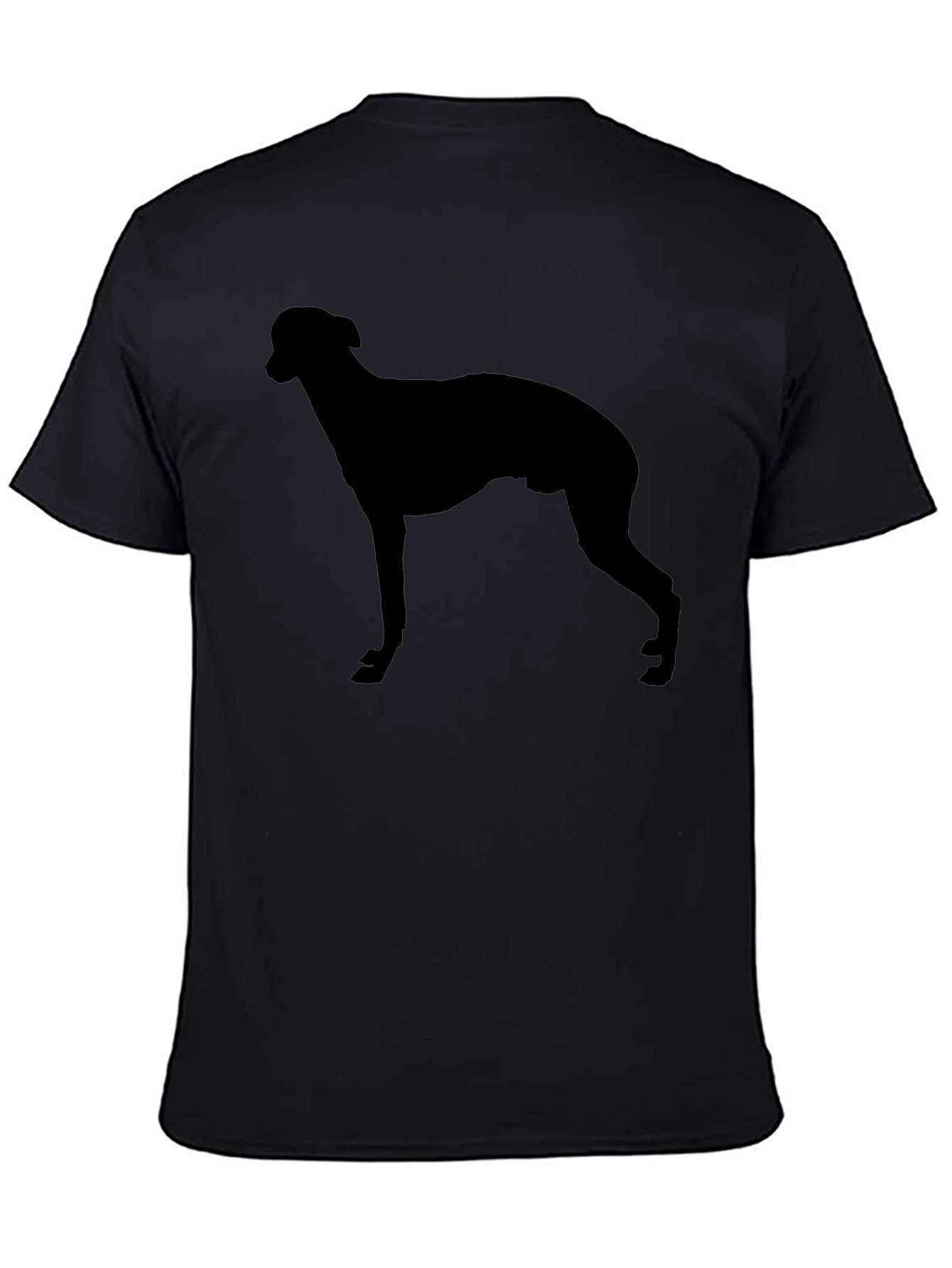 Dog Silhouette T-Shirt – Minimalist Dog Lover Graphic Tee