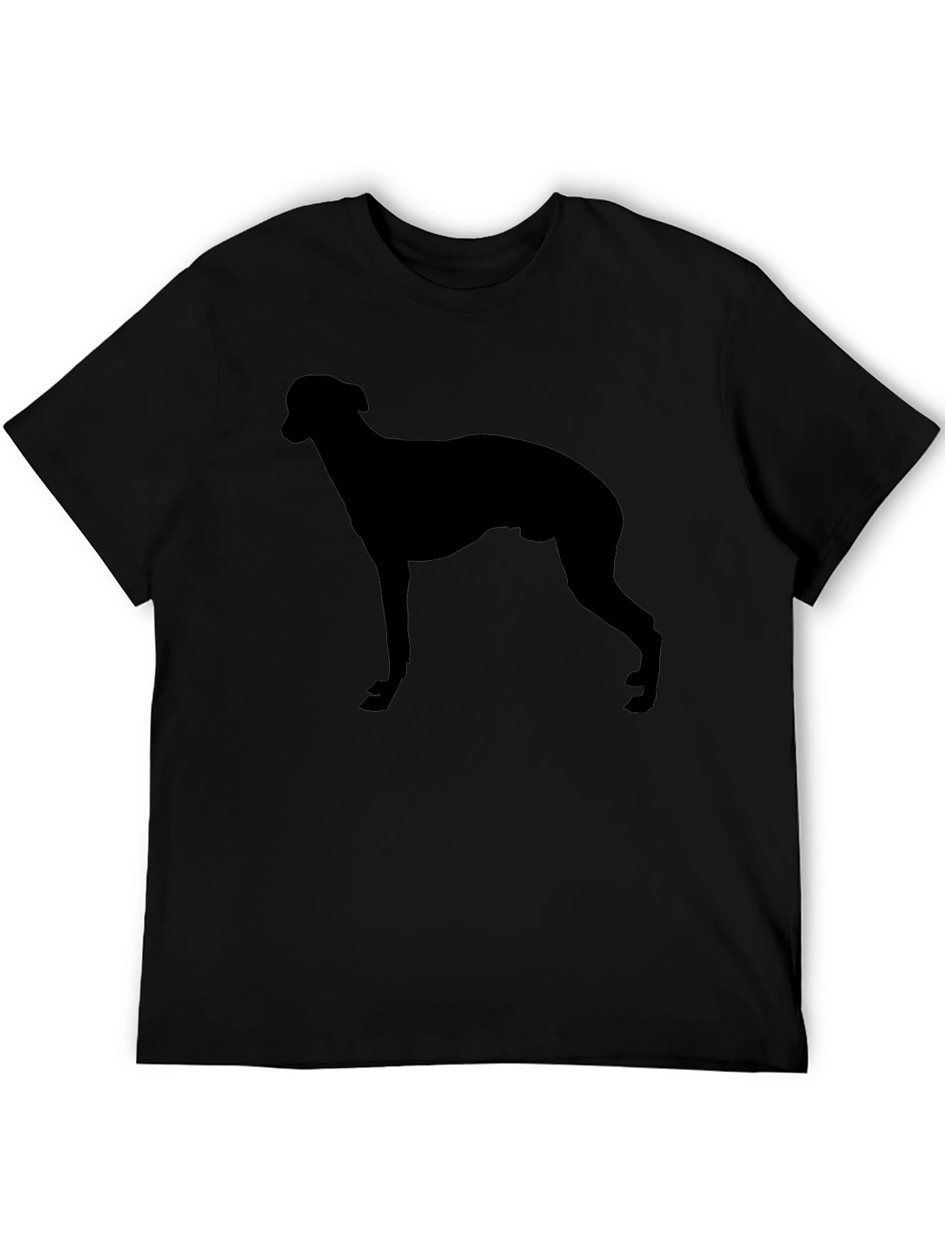 Dog Silhouette T-Shirt – Minimalist Dog Lover Graphic Tee