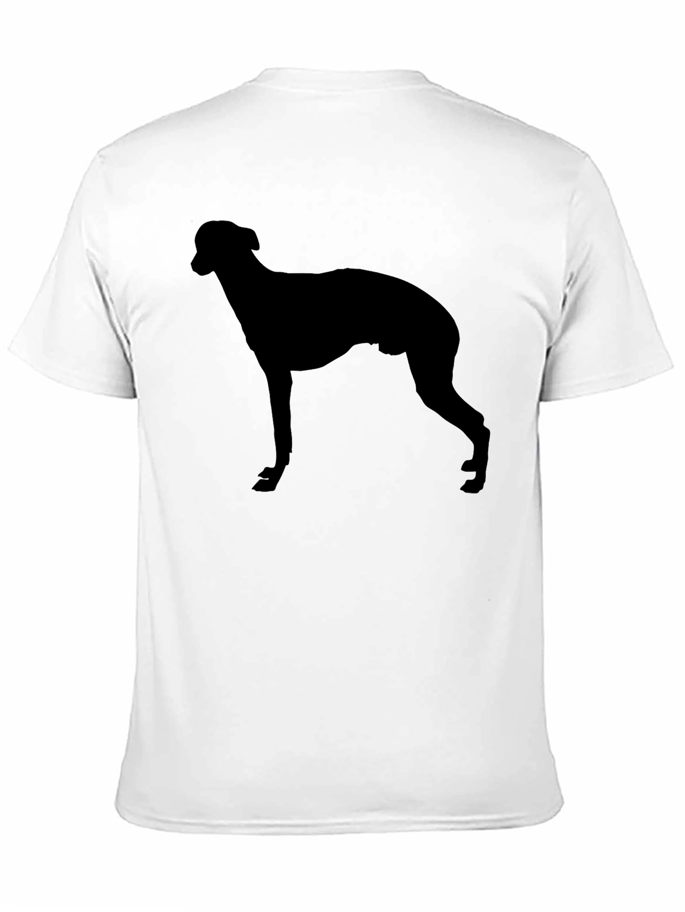 Dog Silhouette T-Shirt – Minimalist Dog Lover Graphic Tee