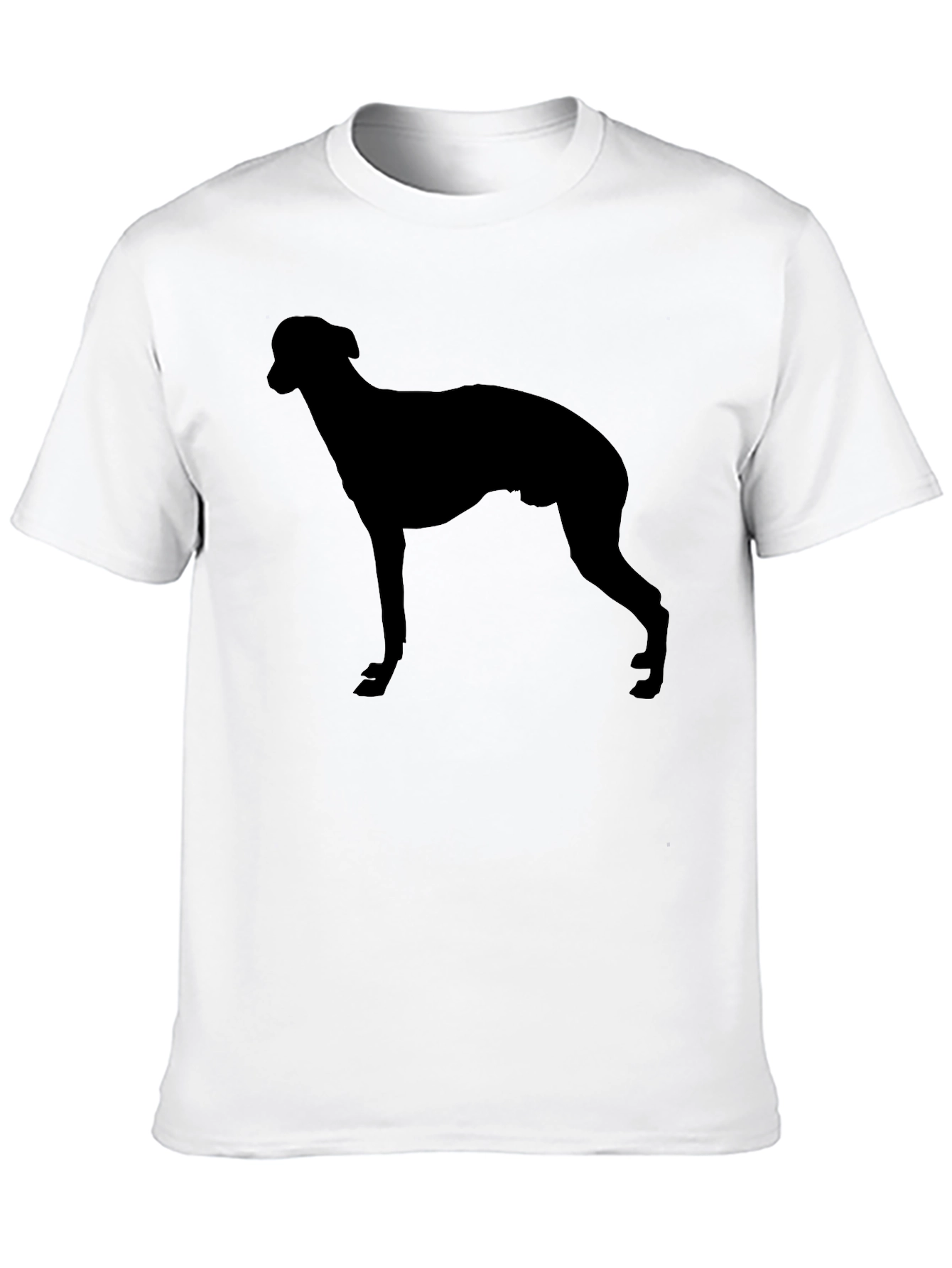 Dog Silhouette T-Shirt – Minimalist Dog Lover Graphic Tee