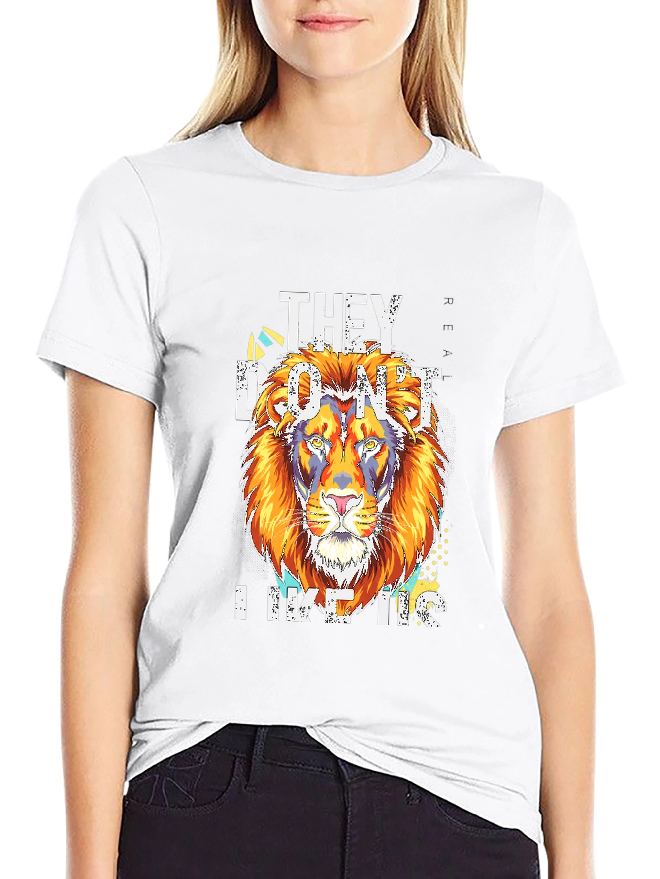 Lion Graphic T-Shirt - They Dont Like Us