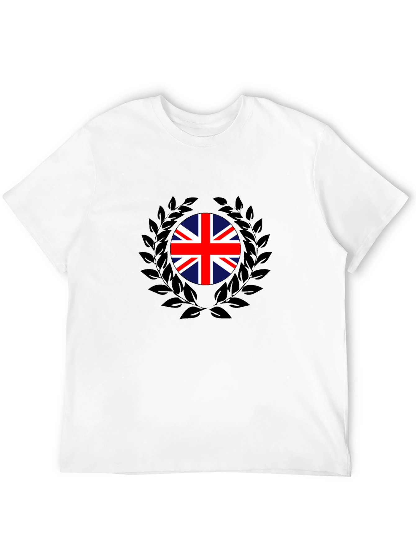 Union Jack Laurel Wreath Graphic Tee