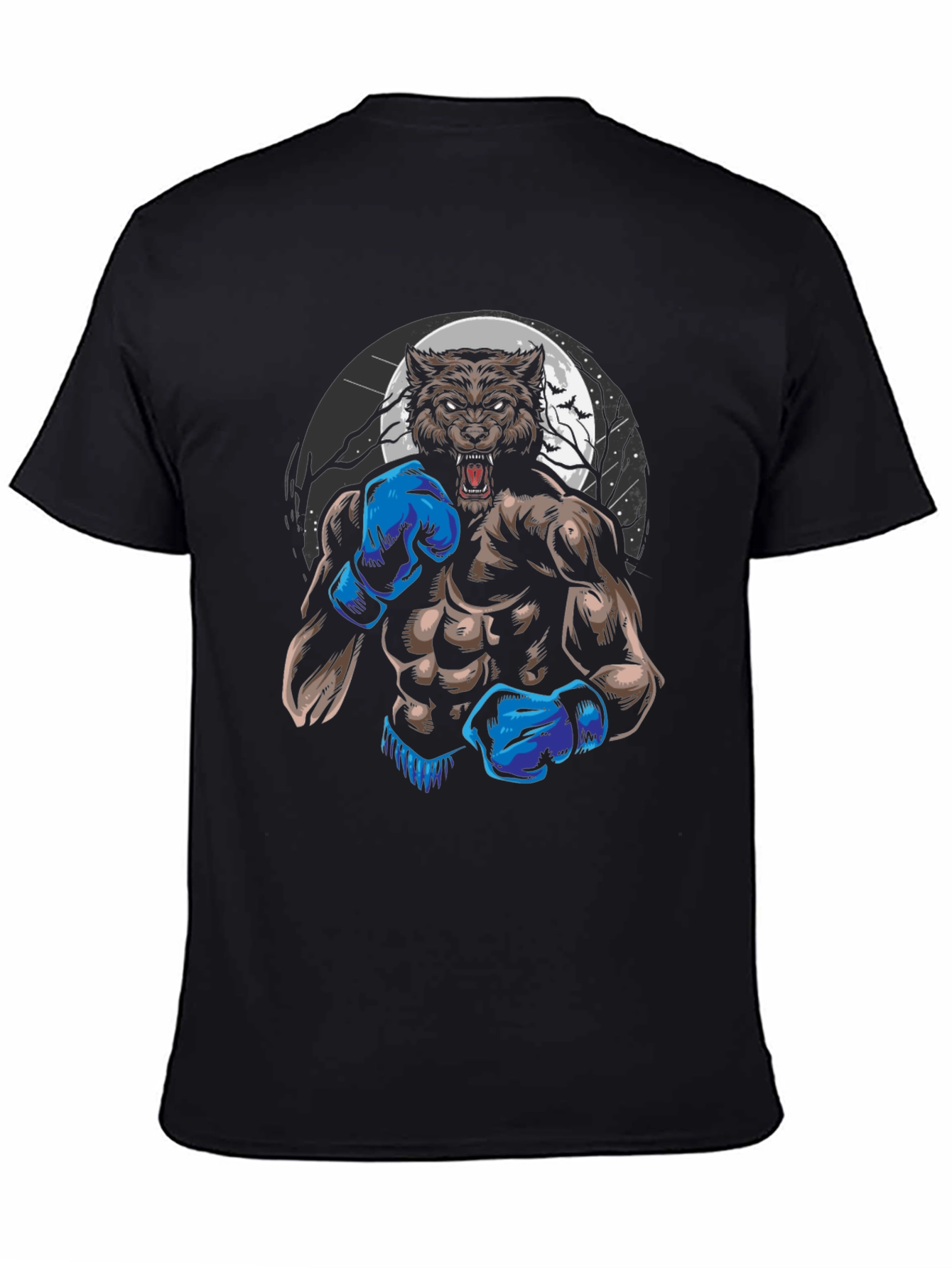 Werewolf Boxer Graphic T-Shirt