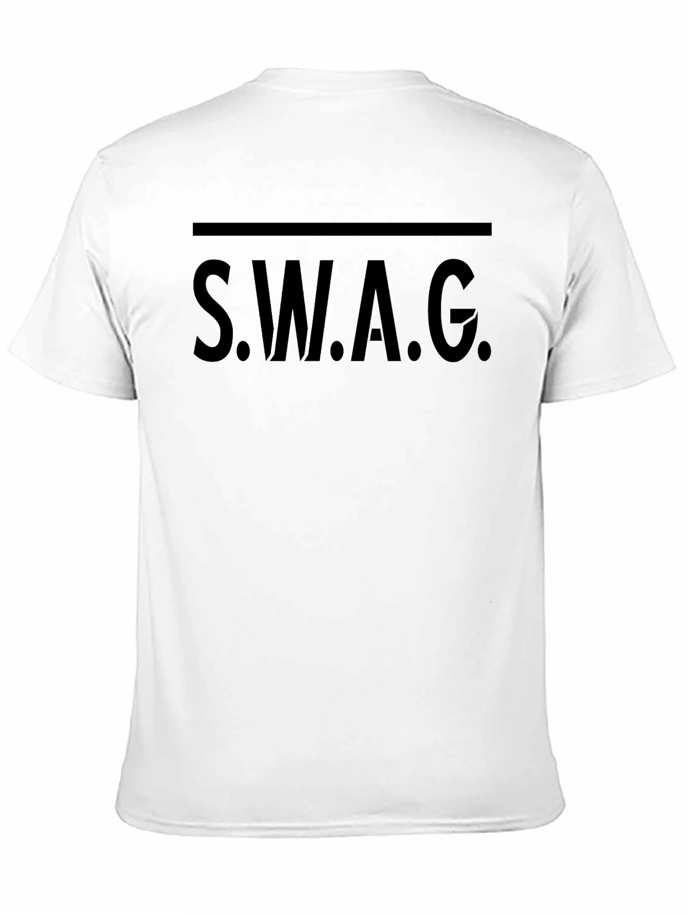S.W.A.G. Graphic Print Crew Neck T-Shirt