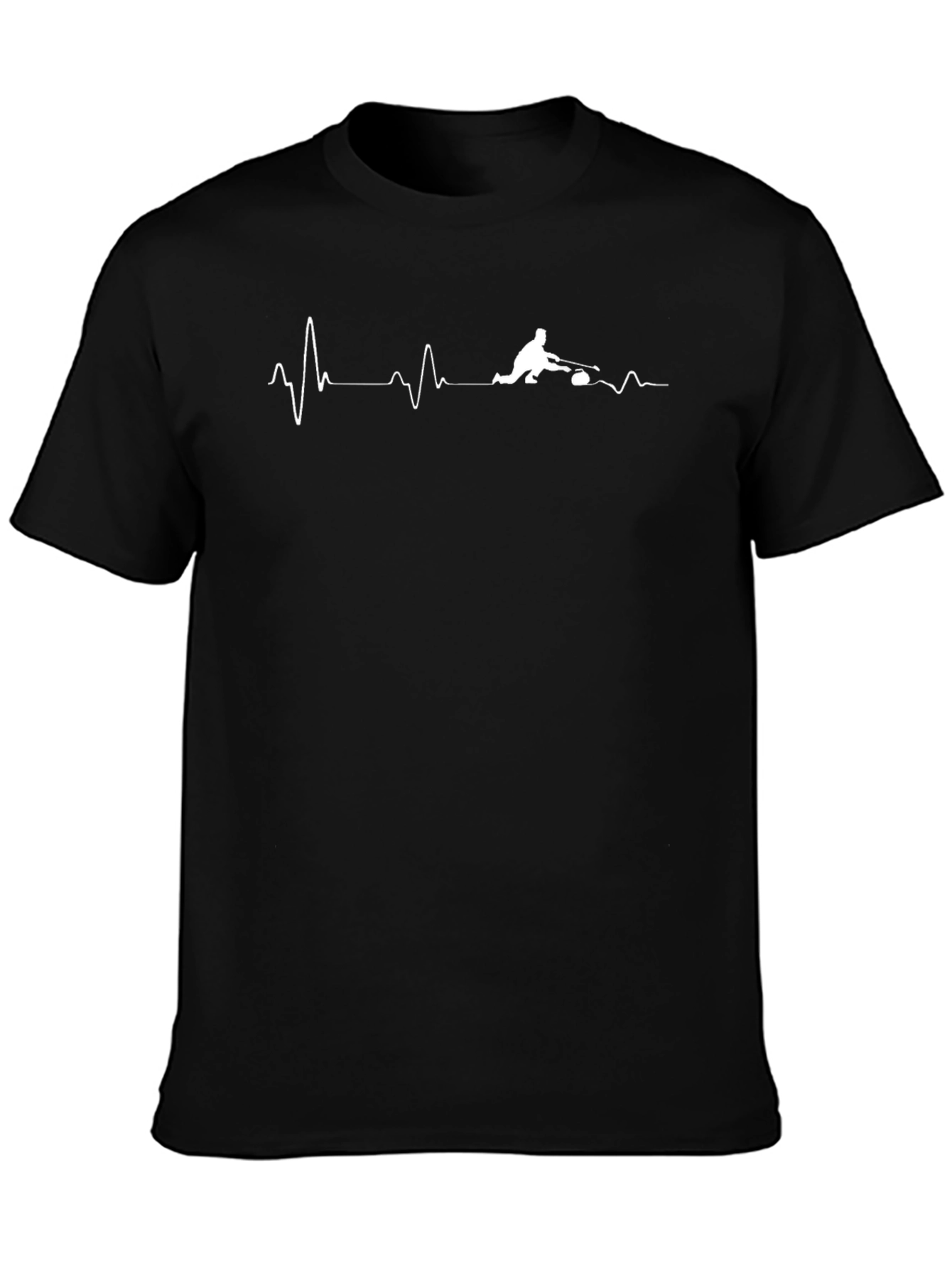 Curling Heartbeat T-Shirt - Unique Sportswear
