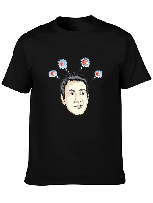 Basketball Dreams T-Shirt - Funny Cartoon Tee