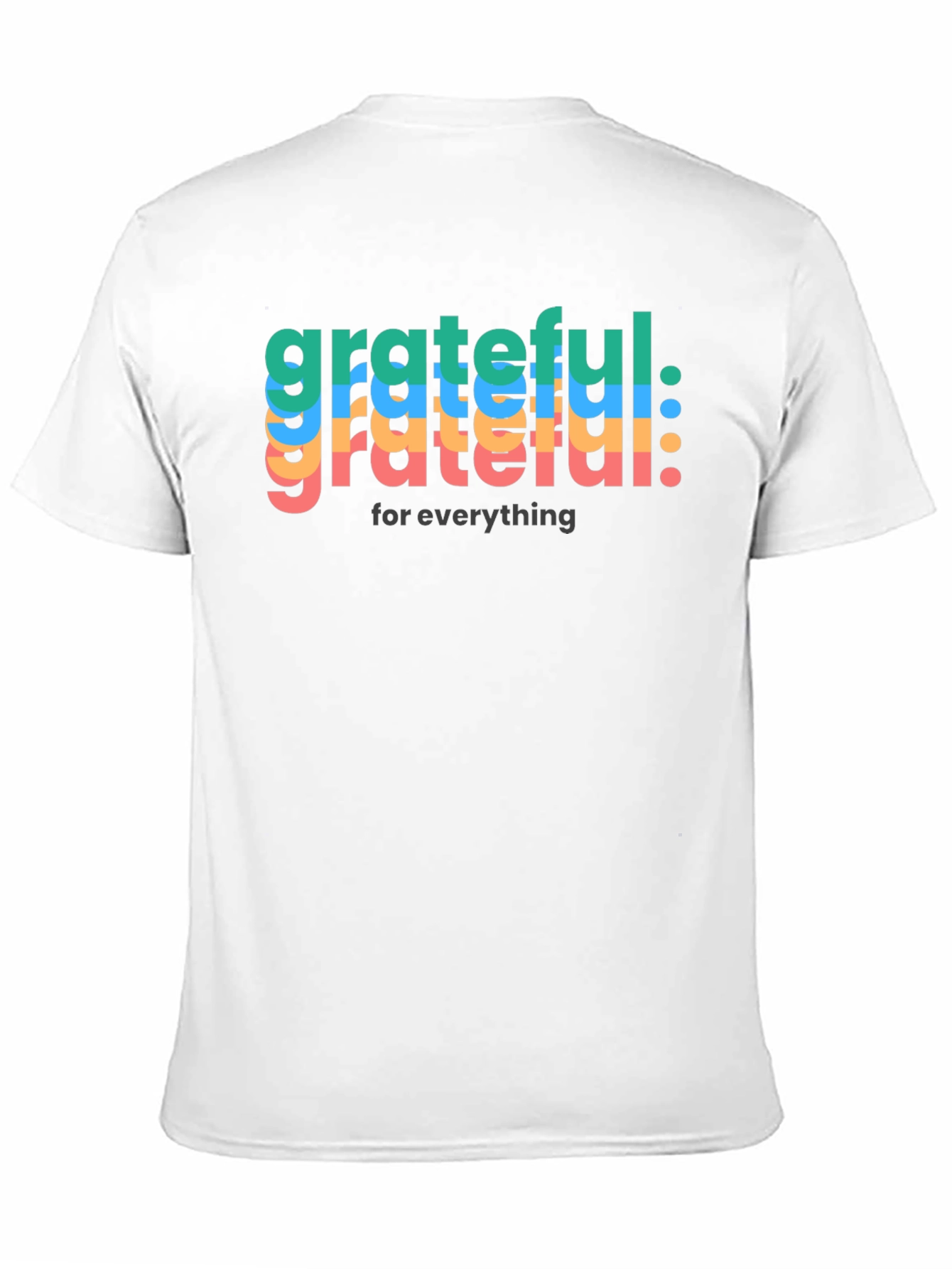 Grateful for Everything Black T-Shirt
