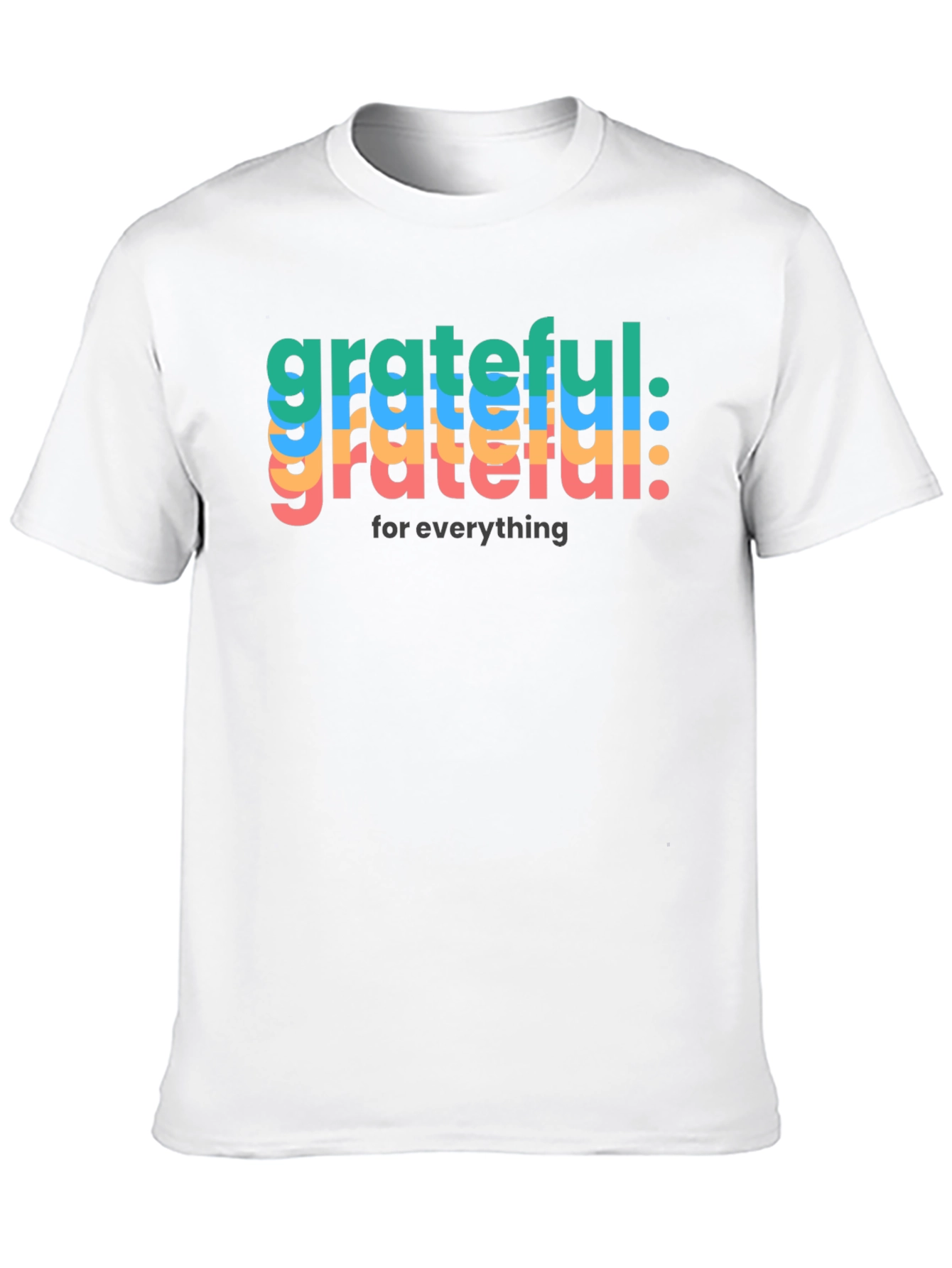 Grateful for Everything Black T-Shirt