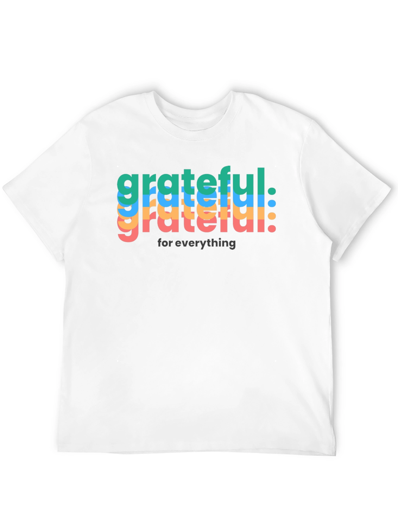 Grateful for Everything Black T-Shirt