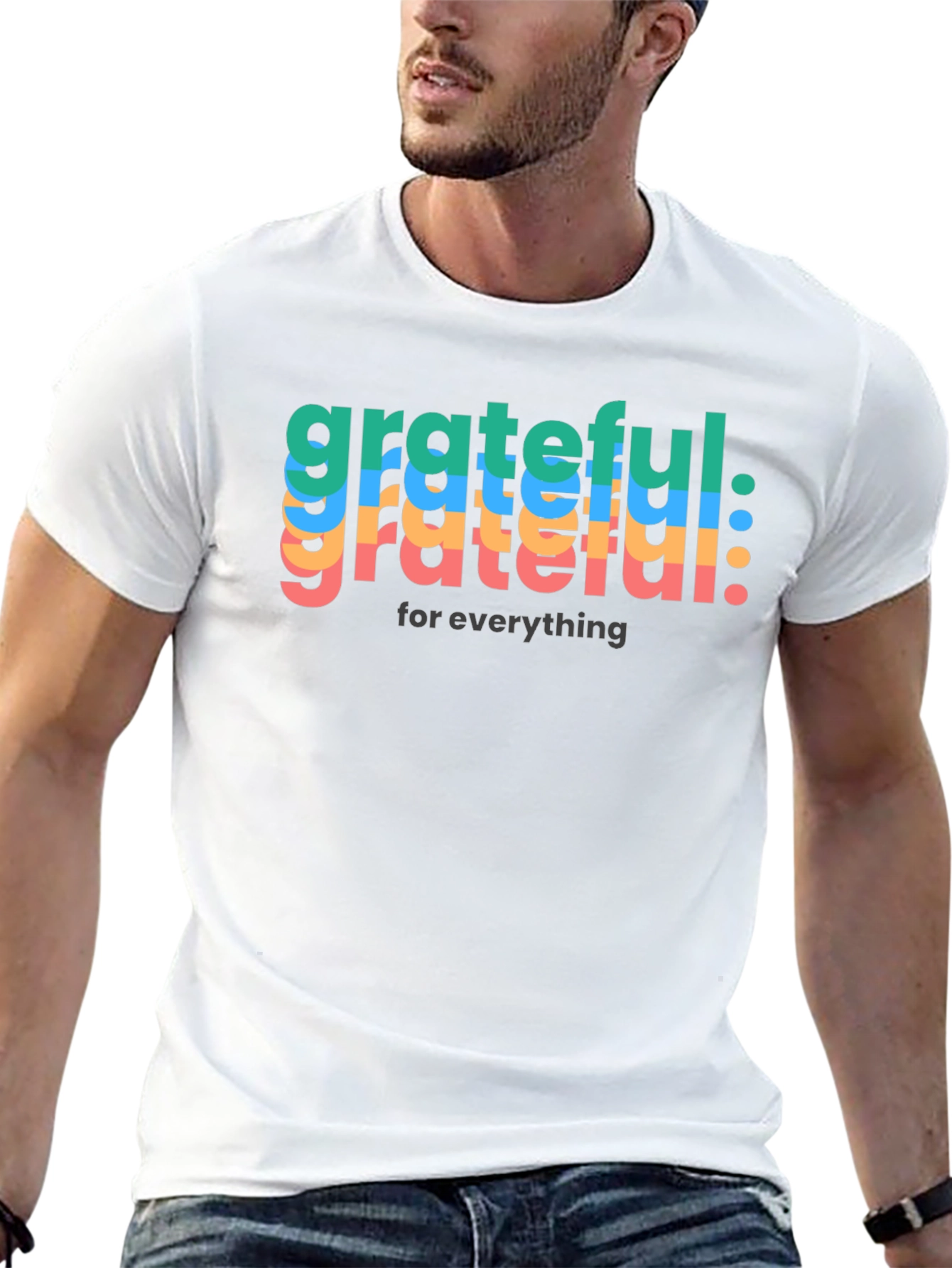 Grateful for Everything Black T-Shirt
