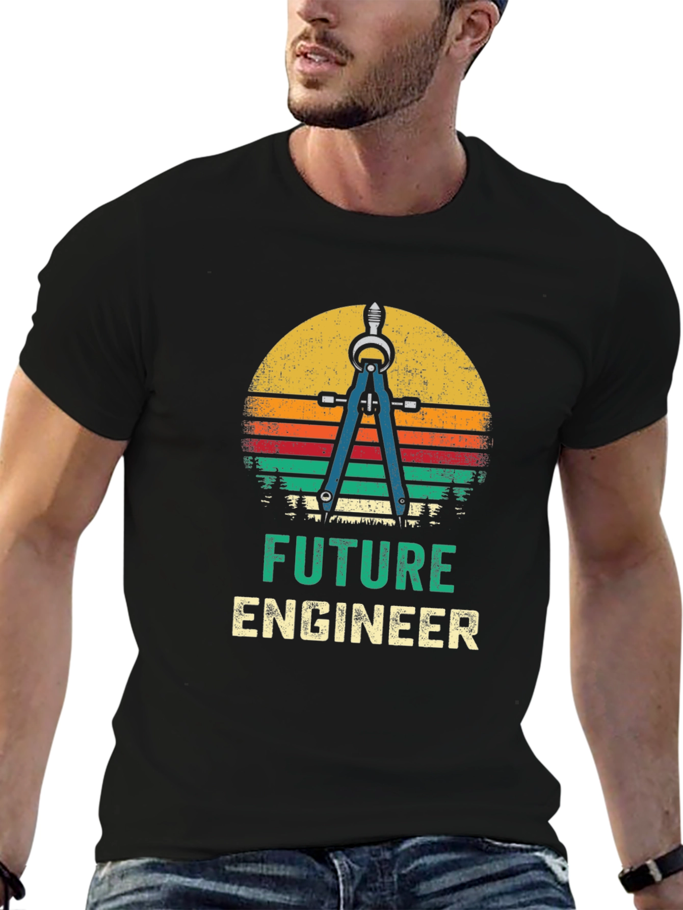 Future Engineer Retro Sunset T-Shirt
